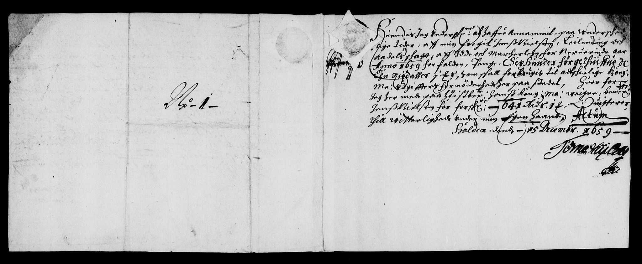 Rentekammeret inntil 1814, Reviderte regnskaper, Lensregnskaper, RA/EA-5023/R/Rb/Rbb/L0007: Idd og Marker len, 1656-1659