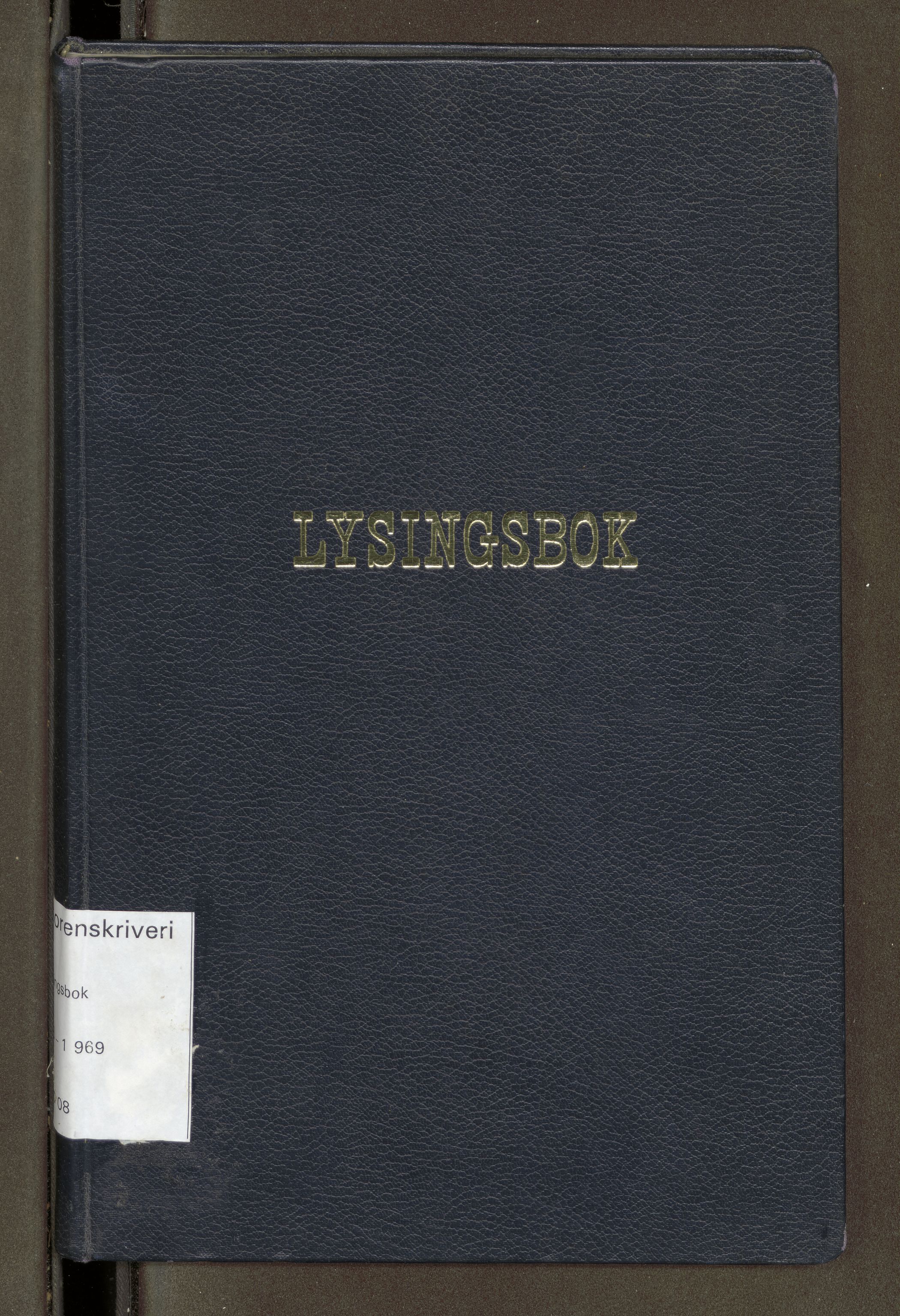 Inderøy sorenskriveri, AV/SAT-A-4147/1/6/6D/L0008: Lysingsbok, 1966-1969