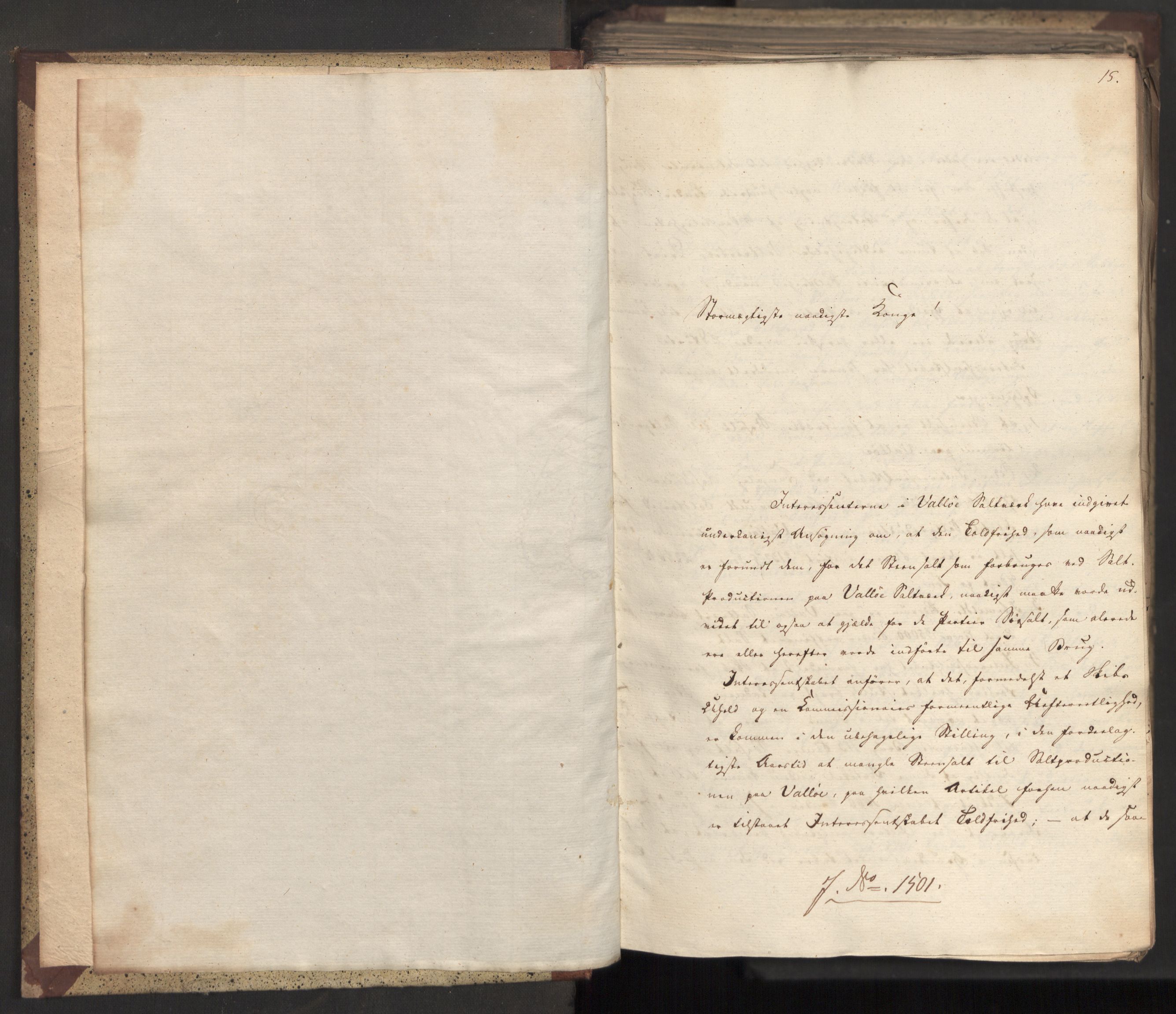Statsrådsavdelingen i Stockholm, AV/RA-S-1003/D/Da/L0061: Regjeringsinnstillinger nr. 1501-1666, 1829, s. 3