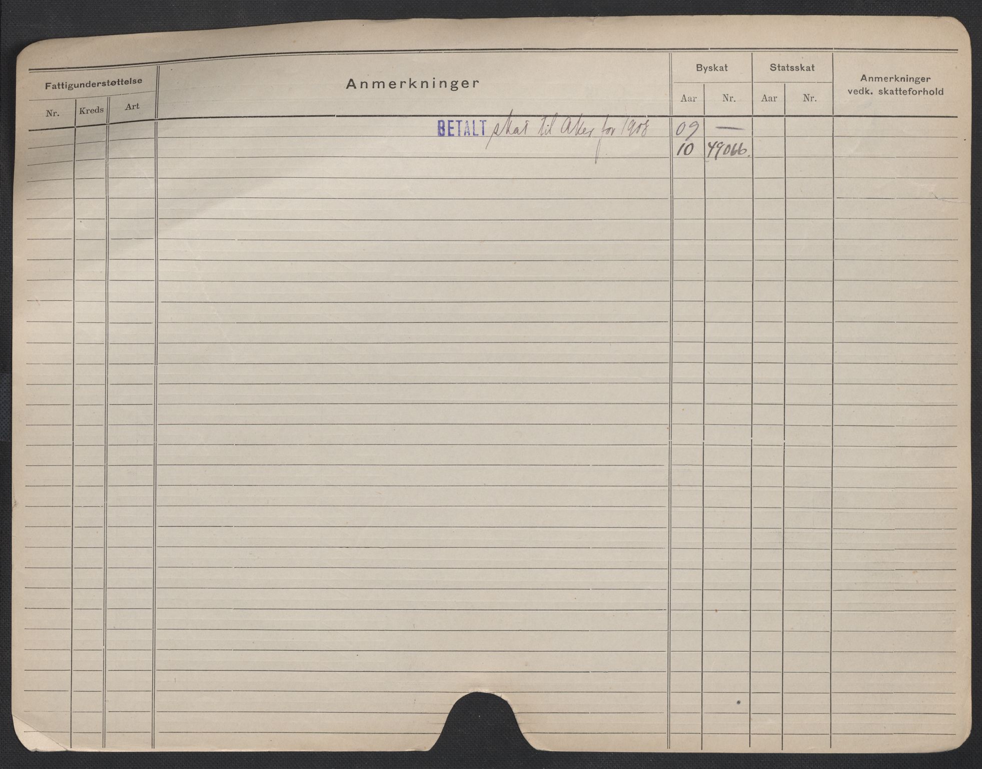 Oslo folkeregister, Registerkort, SAO/A-11715/F/Fa/Fac/L0009: Menn, 1906-1914, s. 154b