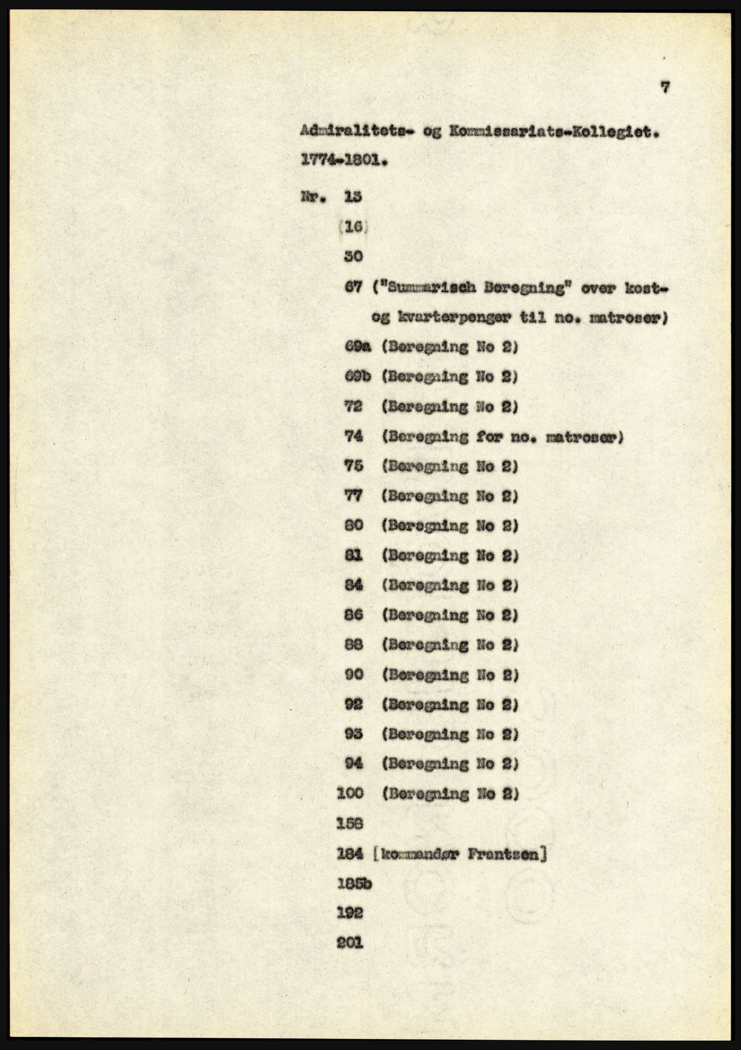 Riksarkivet, Seksjon for eldre arkiv og spesialsamlinger, AV/RA-EA-6797/H/Ha, 1953, s. 7