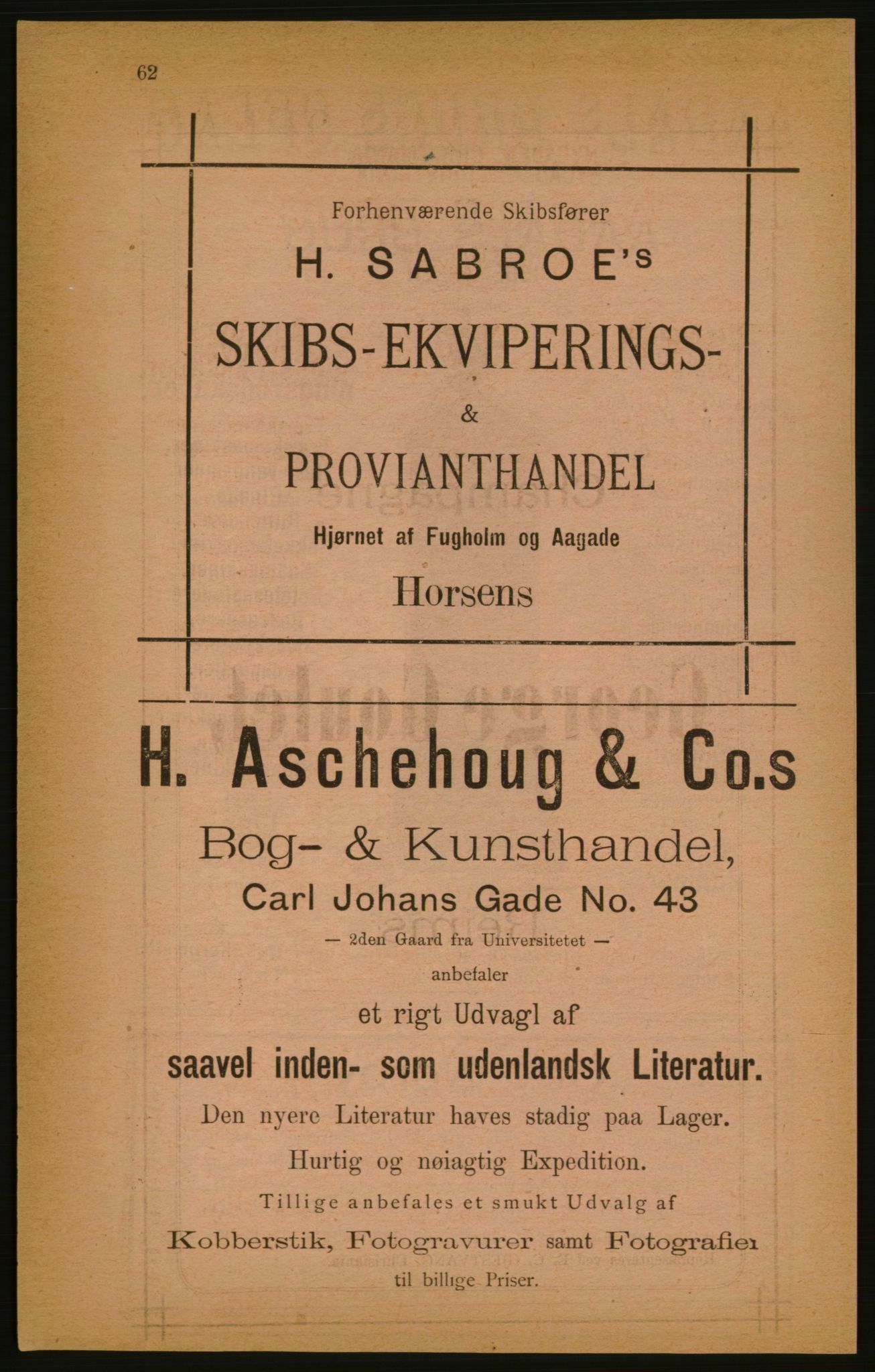 Kristiania/Oslo adressebok, PUBL/-, 1886, s. 62