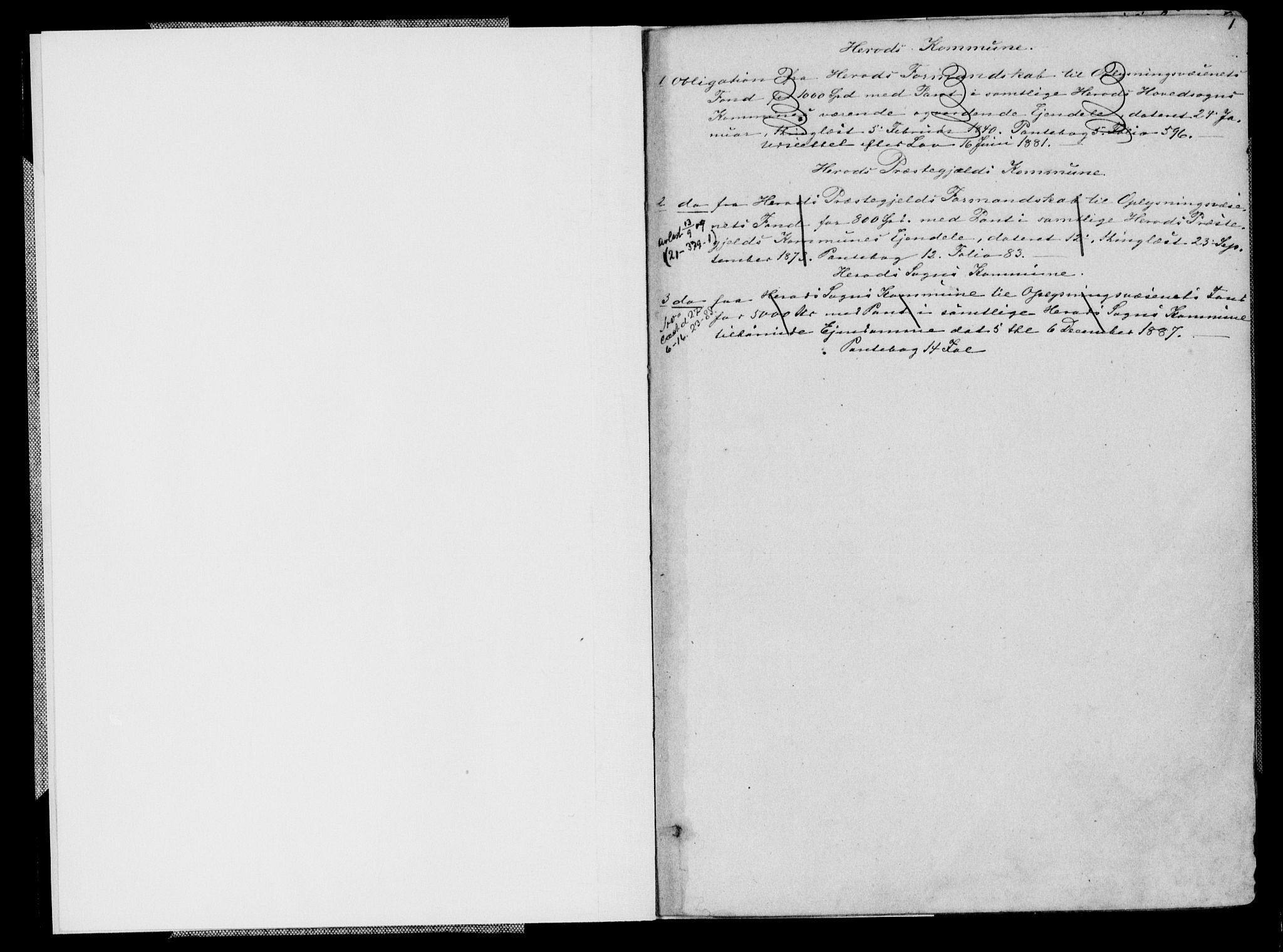 Lyngdal sorenskriveri, SAK/1221-0004/G/Ga/L0613: Panteregister nr. 40, 1805-1929, s. 1