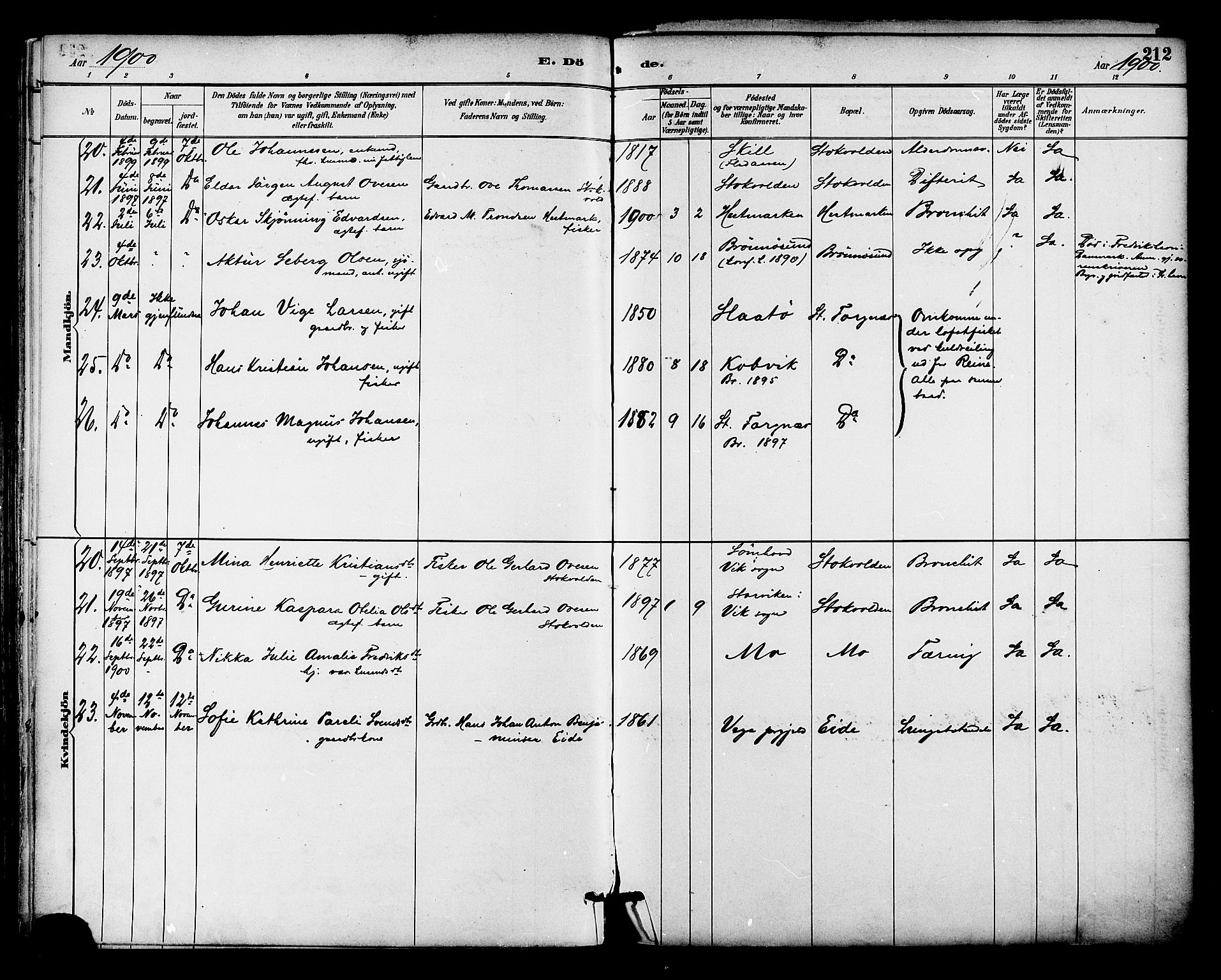 Ministerialprotokoller, klokkerbøker og fødselsregistre - Nordland, AV/SAT-A-1459/813/L0200: Ministerialbok nr. 813A10, 1886-1900, s. 212