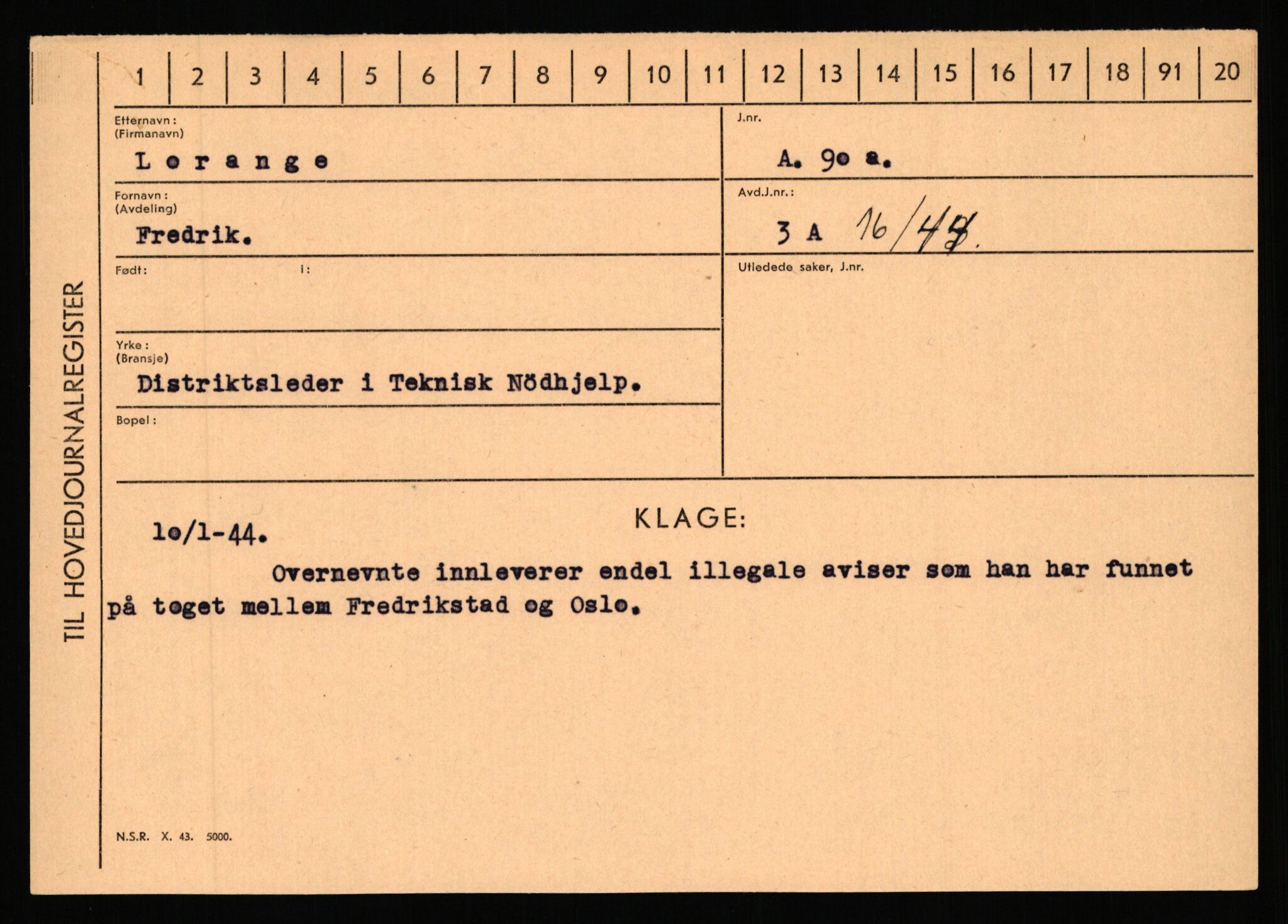 Statspolitiet - Hovedkontoret / Osloavdelingen, AV/RA-S-1329/C/Ca/L0010: Lind - Moksnes, 1943-1945, s. 658