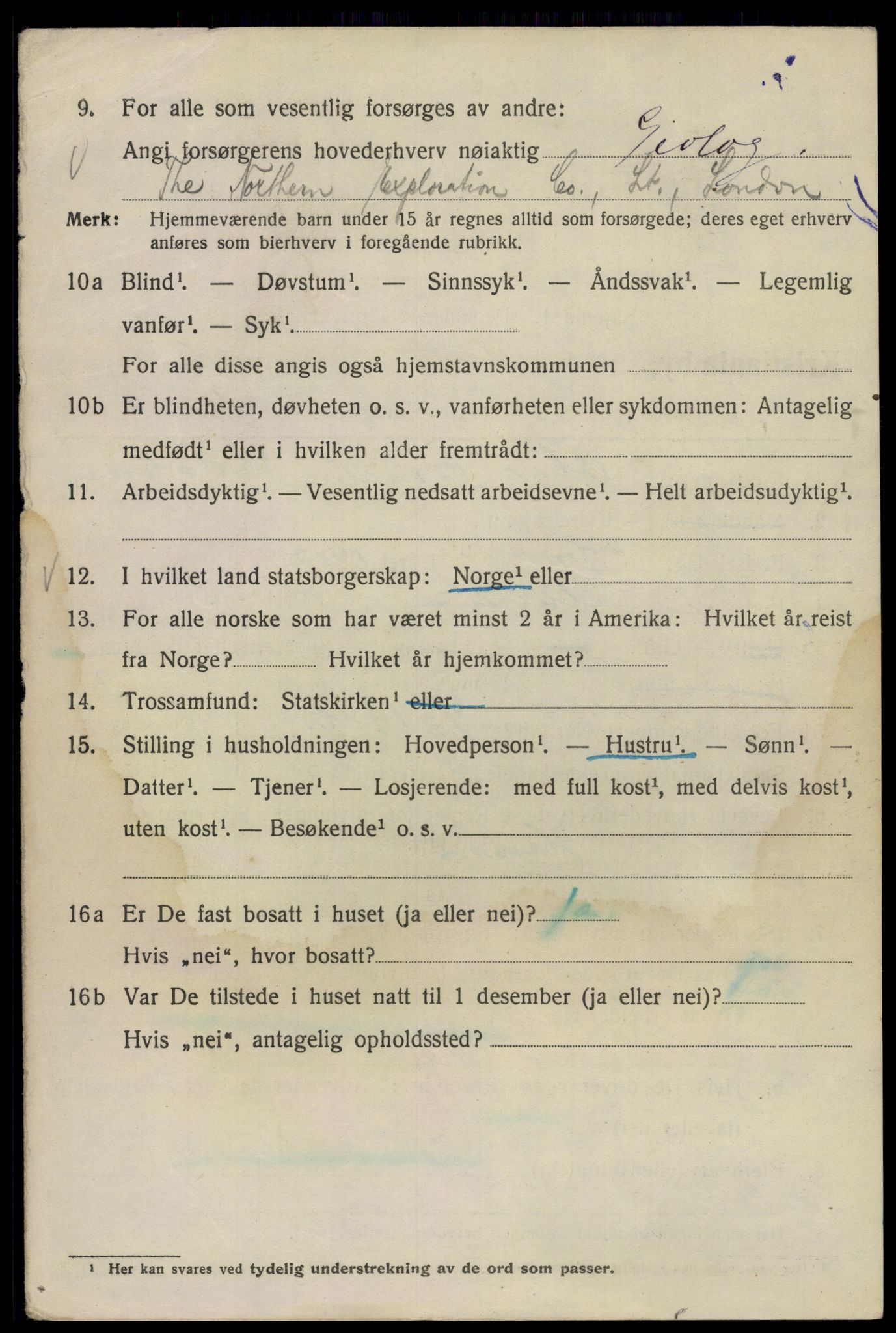 SAO, Folketelling 1920 for 0301 Kristiania kjøpstad, 1920, s. 535742