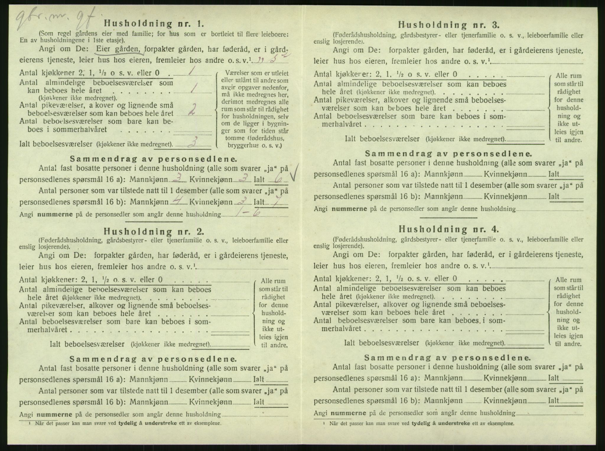 SAT, Folketelling 1920 for 1826 Hattfjelldal herred, 1920, s. 271