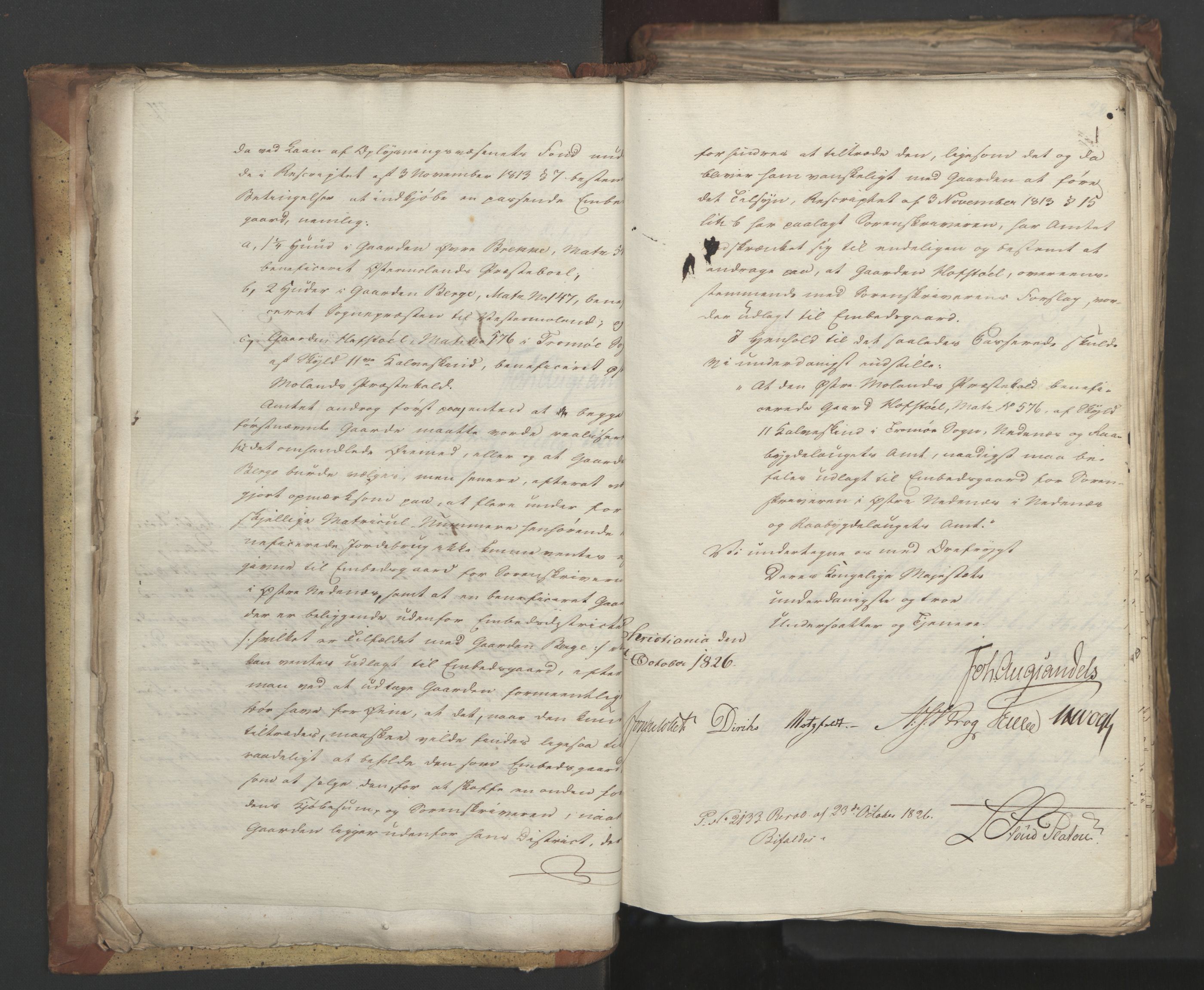 Statsrådsavdelingen i Stockholm, AV/RA-S-1003/D/Da/L0049: Regjeringsinnstillinger nr. 3860-4086, 1826, s. 31