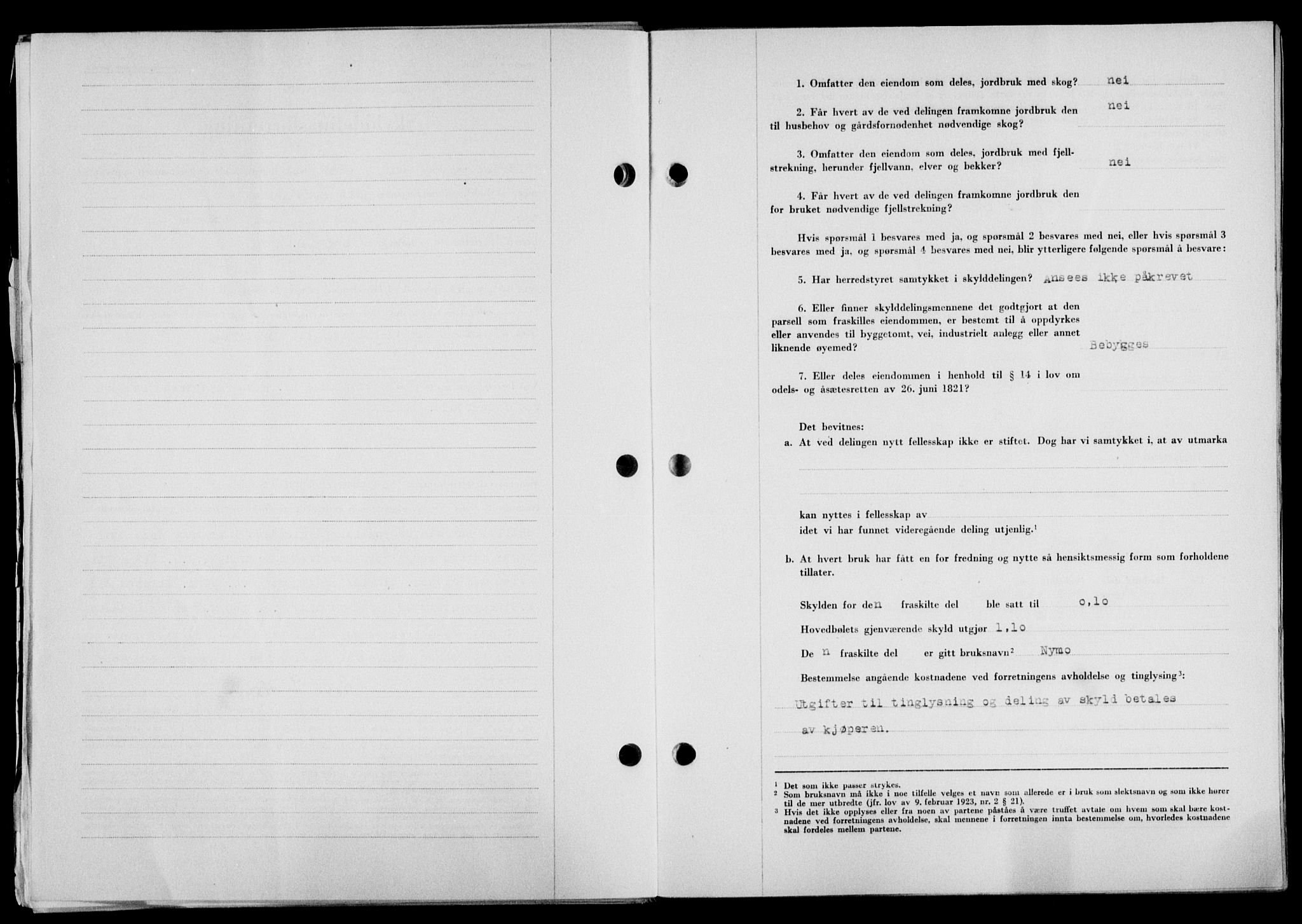 Lofoten sorenskriveri, SAT/A-0017/1/2/2C/L0020a: Pantebok nr. 20a, 1948-1949, Dagboknr: 375/1949