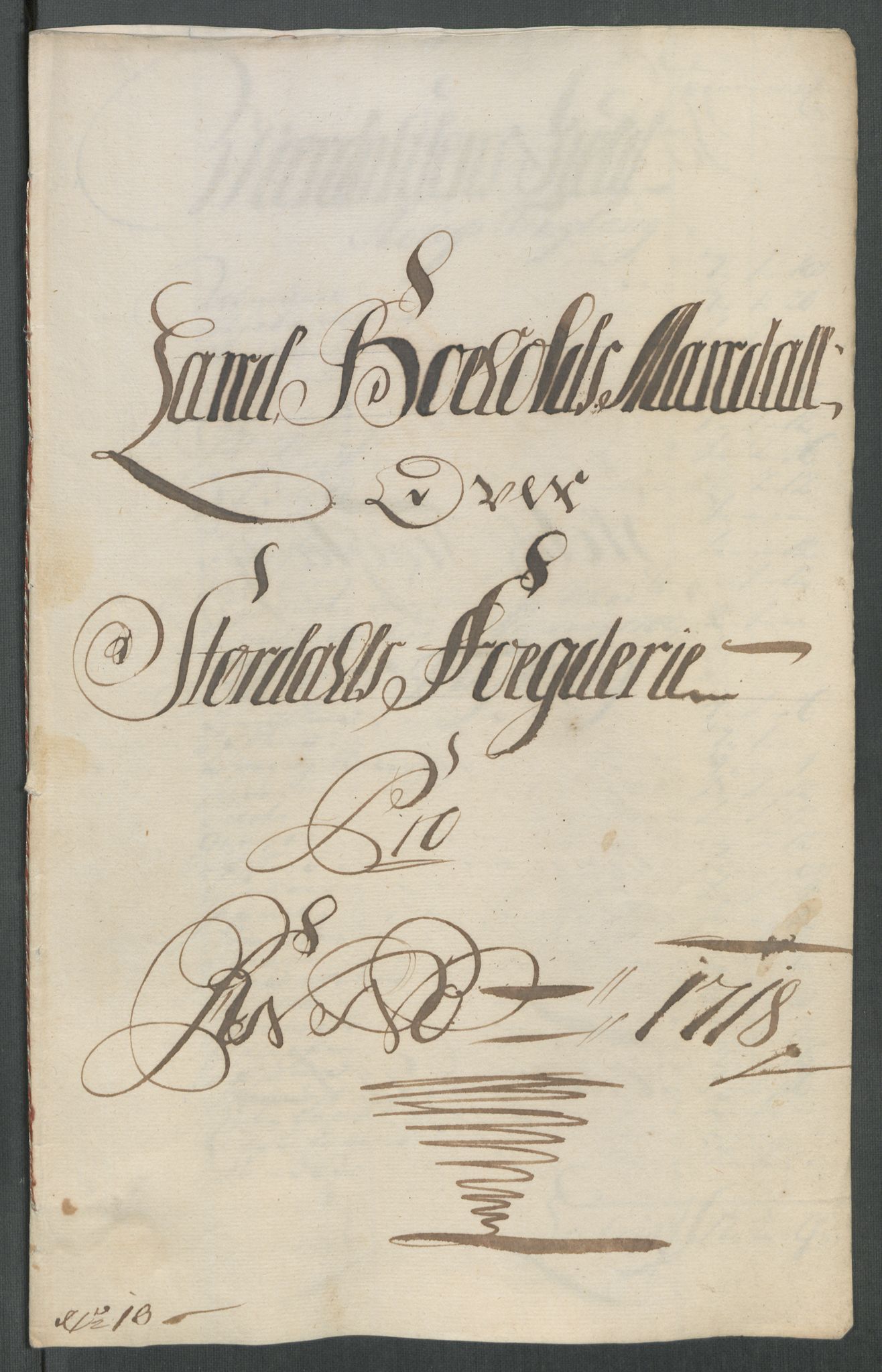 Rentekammeret inntil 1814, Reviderte regnskaper, Fogderegnskap, RA/EA-4092/R62/L4208: Fogderegnskap Stjørdal og Verdal, 1718, s. 188