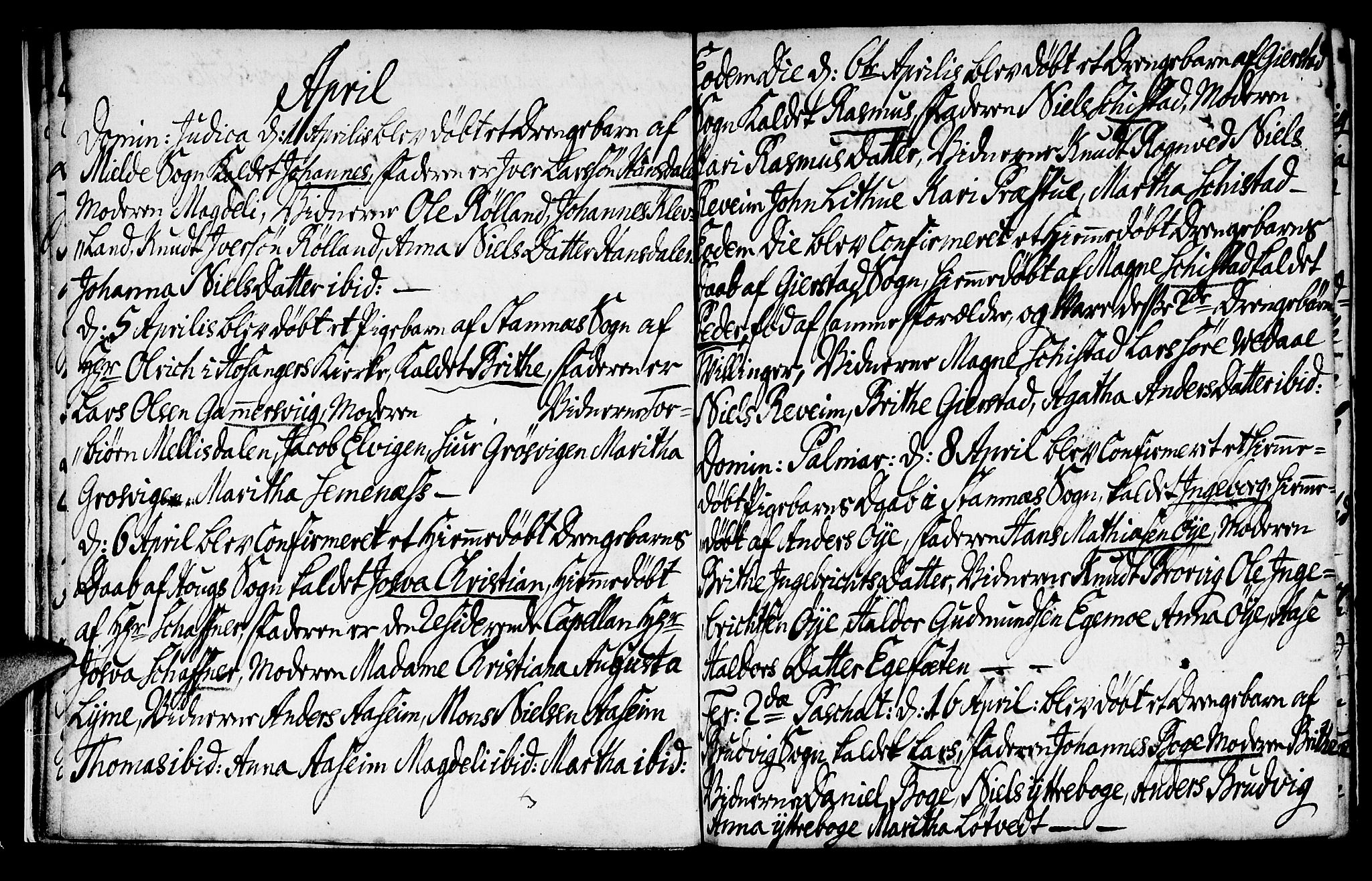 Haus sokneprestembete, SAB/A-75601/H/Haa: Ministerialbok nr. A 8, 1754-1769, s. 7