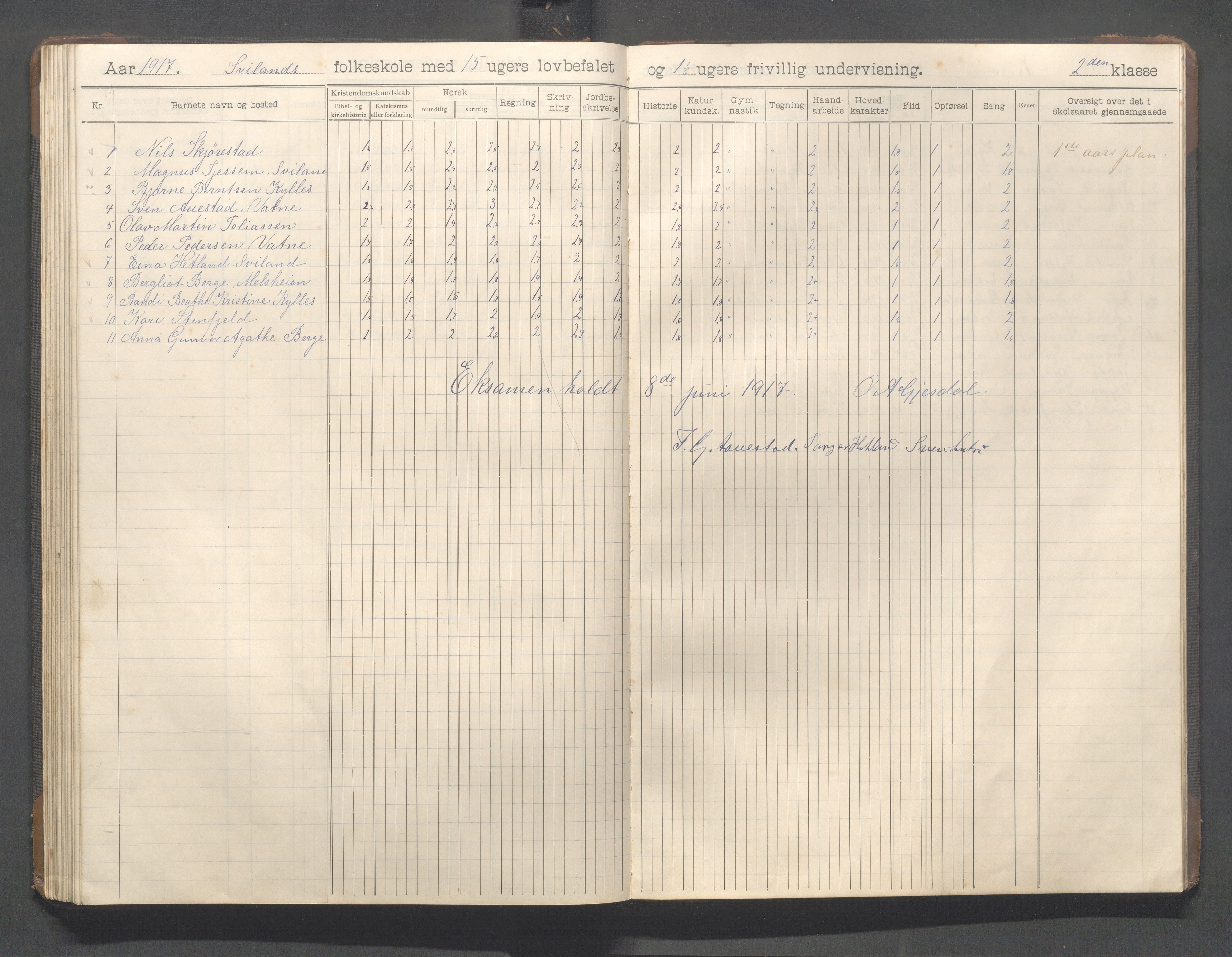 Høyland kommune - Sviland skole m.fl., IKAR/K-100091/E/L0001: Skoleprotokoll, 1906-1922, s. 72