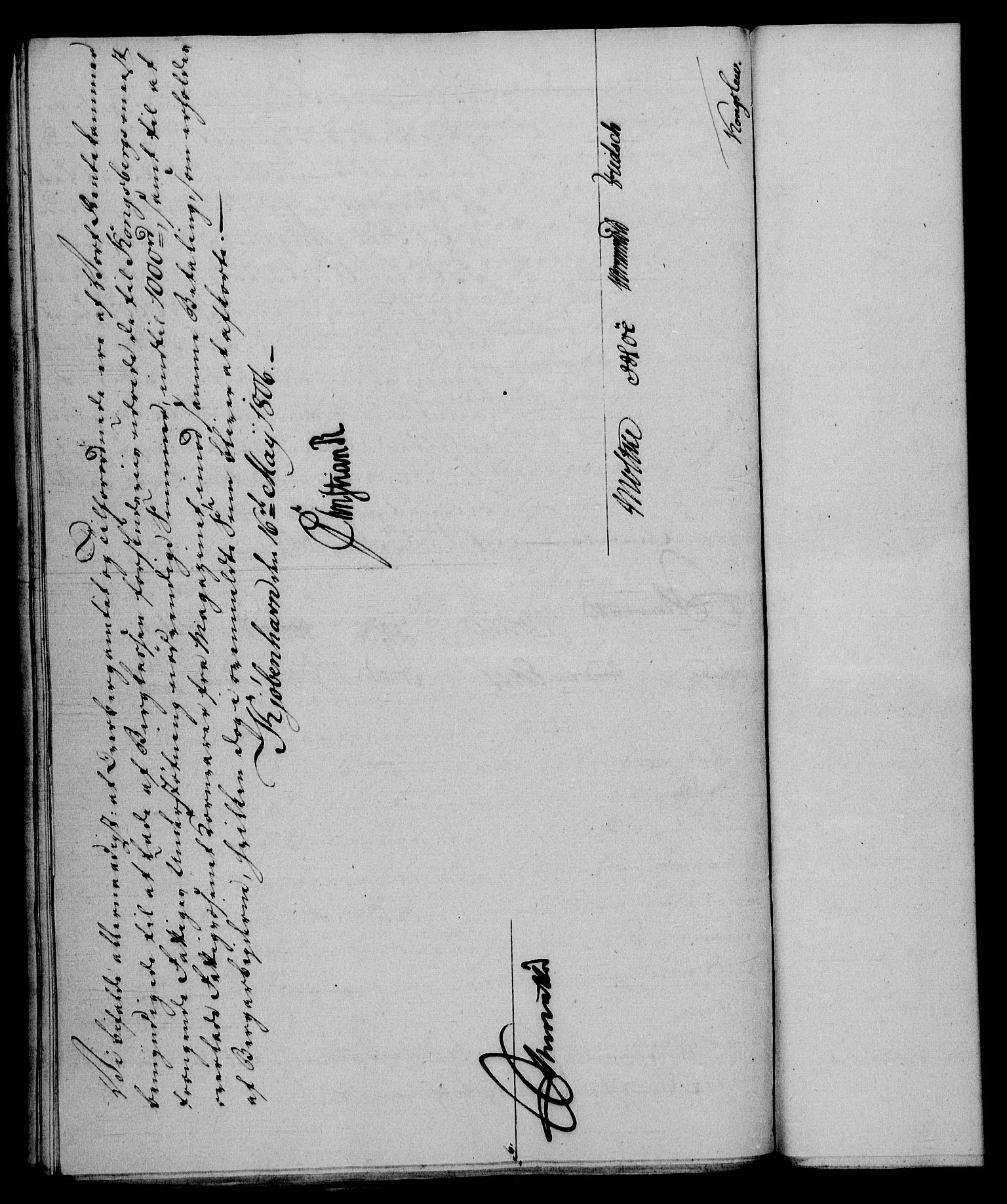 Rentekammeret, Renteskriverkontorene, AV/RA-EA-3115/M/Mf/Mfb/L0007: Relasjons- og resolusjonsprotokoll med register (merket RK 54.13), 1805-1806