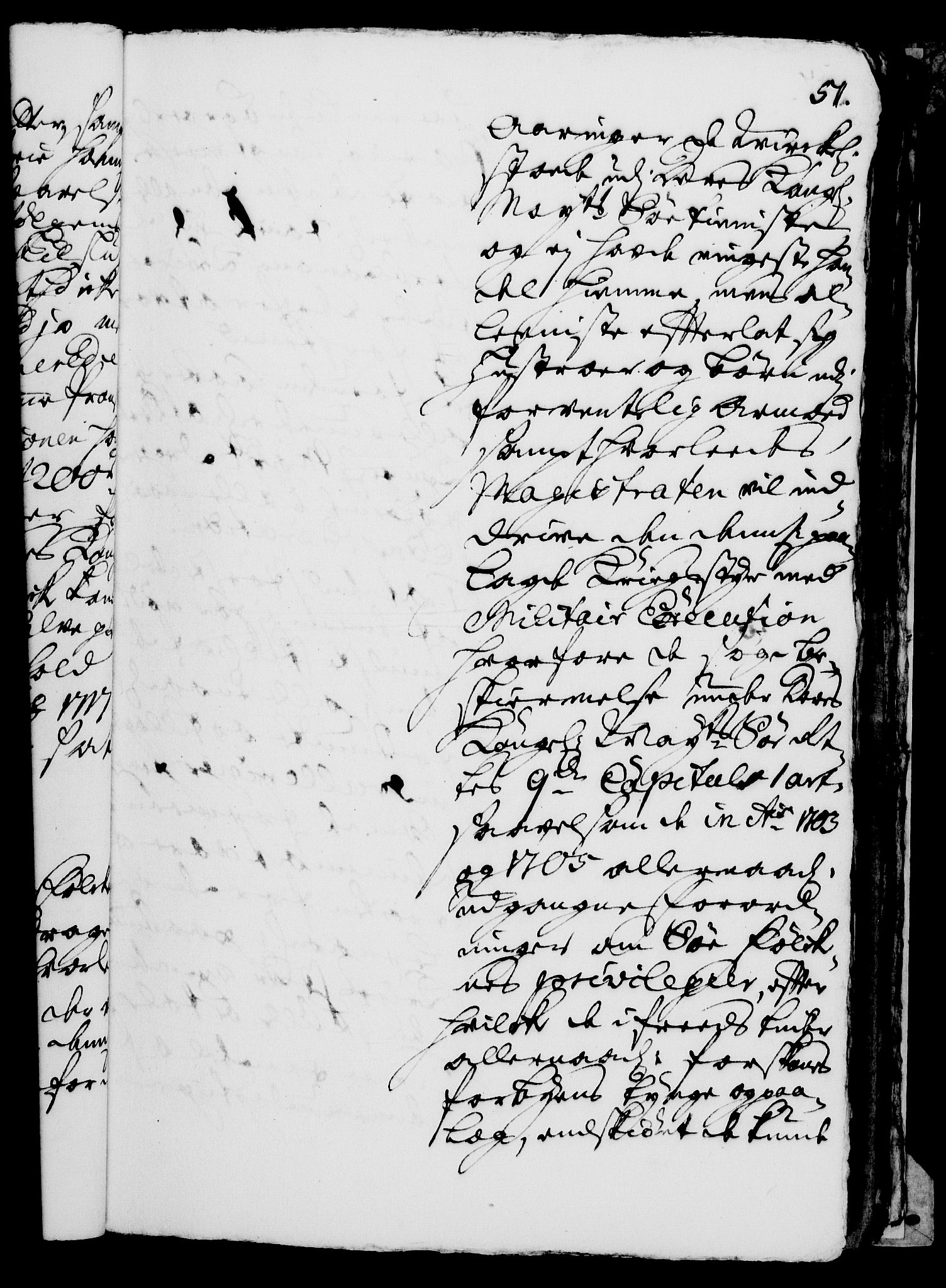 Rentekammeret, Kammerkanselliet, RA/EA-3111/G/Gh/Gha/L0004: Norsk ekstraktmemorialprotokoll, sak. 766-941 (merket RK 53.49), 1721, s. 51