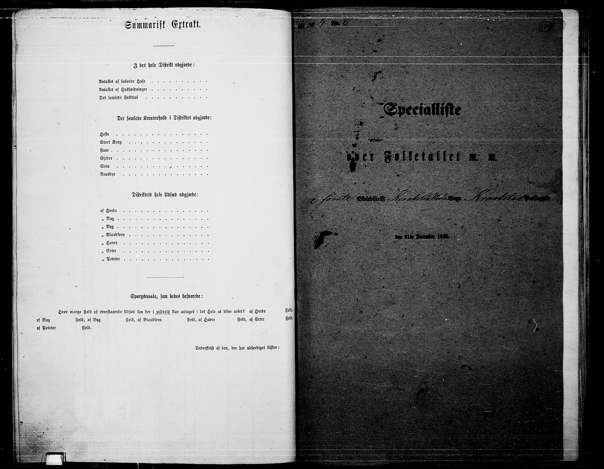 RA, Folketelling 1865 for 0212P Kråkstad prestegjeld, 1865, s. 107