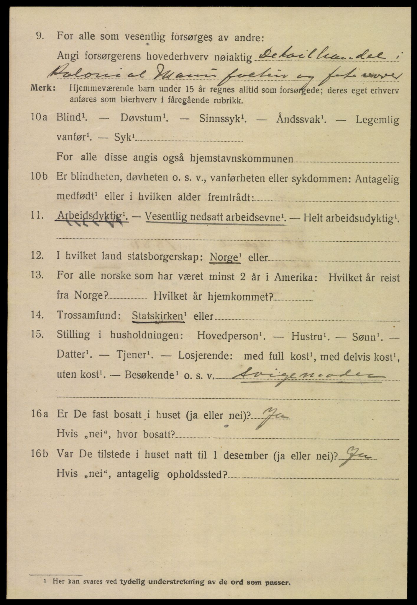 SAT, Folketelling 1920 for 1703 Namsos ladested, 1920, s. 2022