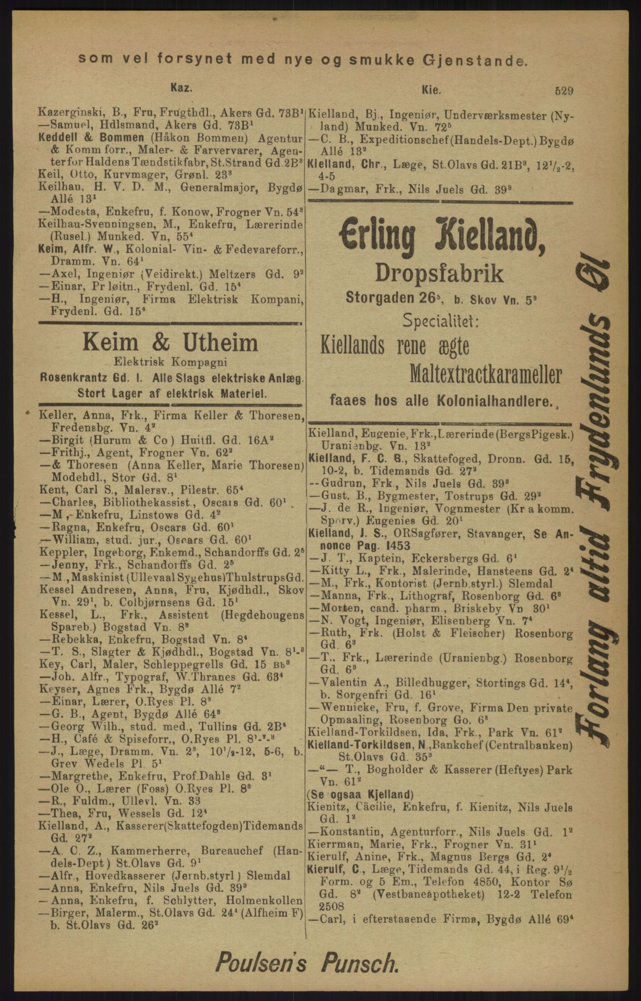 Kristiania/Oslo adressebok, PUBL/-, 1905, s. 529