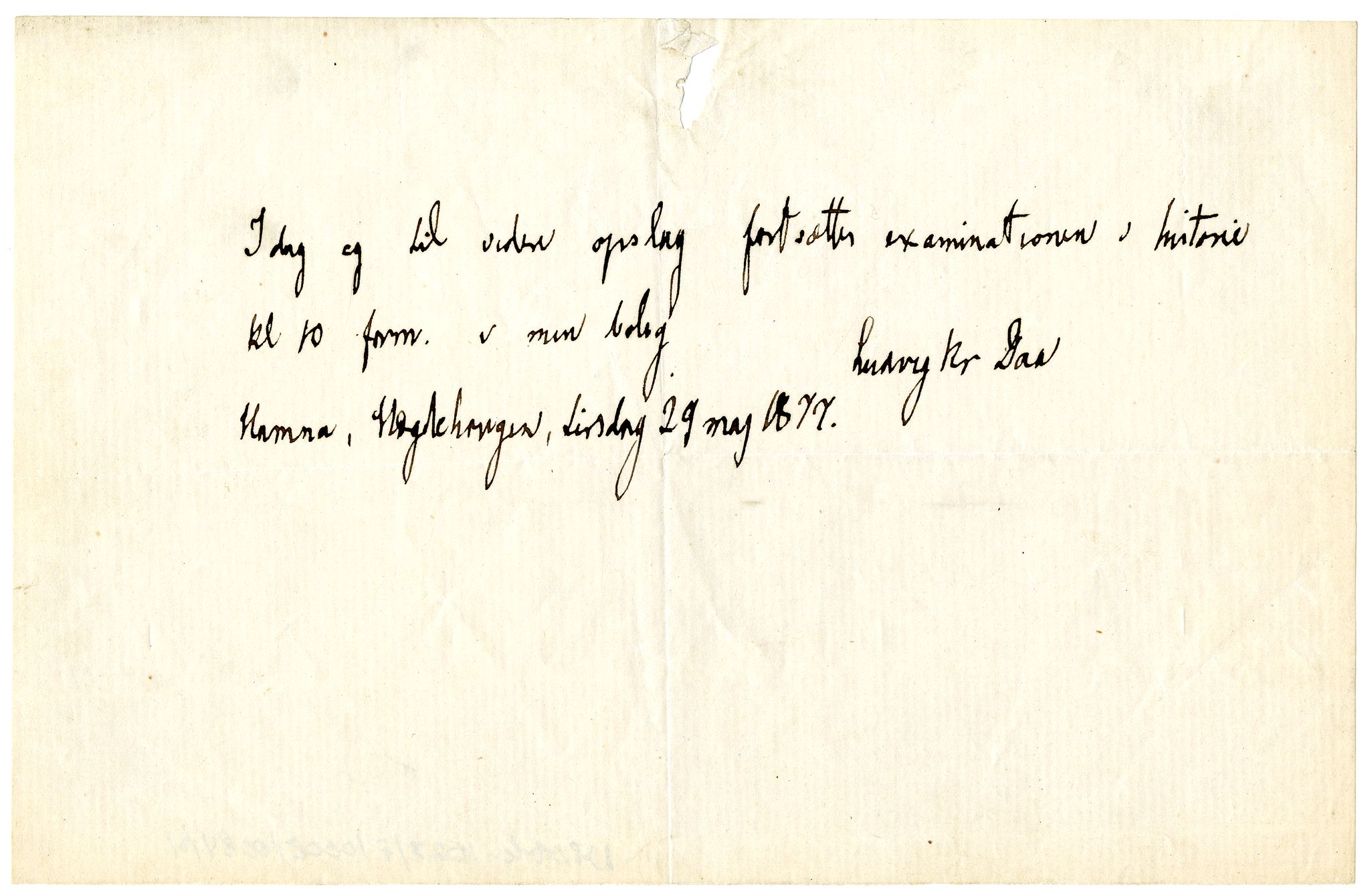 Diderik Maria Aalls brevsamling, NF/Ark-1023/F/L0002: D.M. Aalls brevsamling. B - C, 1799-1889, s. 424