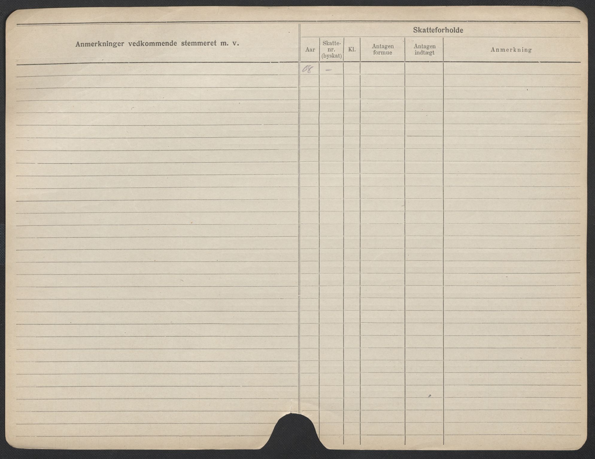 Oslo folkeregister, Registerkort, AV/SAO-A-11715/F/Fa/Fac/L0013: Kvinner, 1906-1914, s. 25b