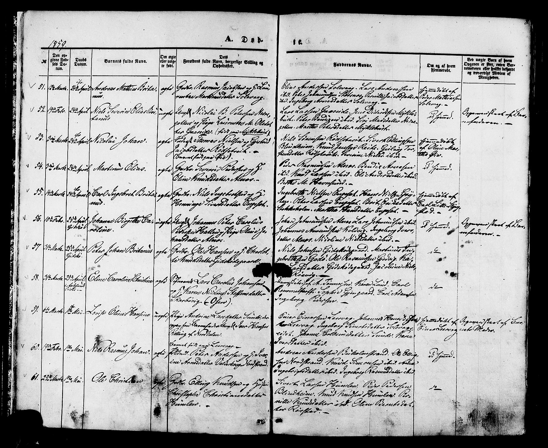 Ministerialprotokoller, klokkerbøker og fødselsregistre - Møre og Romsdal, AV/SAT-A-1454/528/L0398: Ministerialbok nr. 528A09, 1858-1864, s. 8