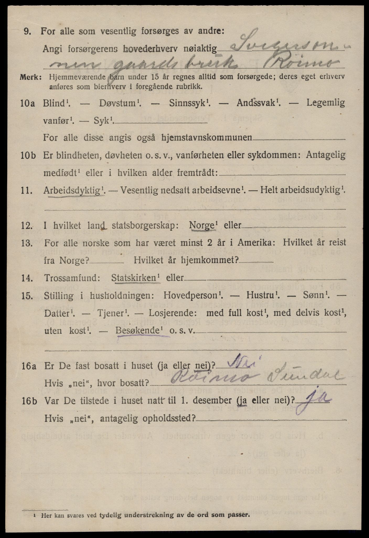 SAT, Folketelling 1920 for 1563 Sunndal herred, 1920, s. 3101