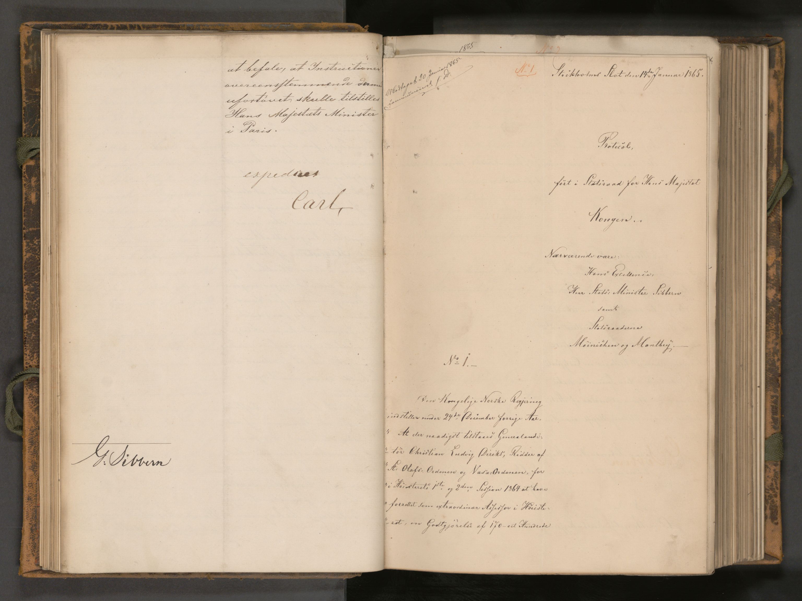 Statsrådssekretariatet, AV/RA-S-1001/A/Ab/L0103: Kgl. res. nr. 1-723, 1. halvår, 1865