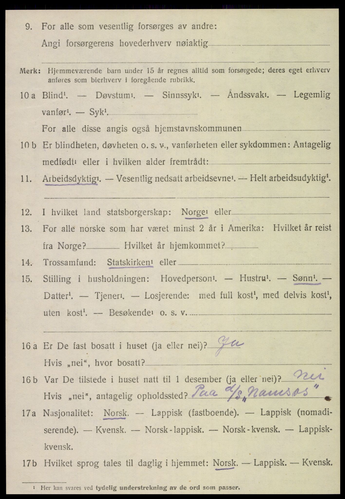 SAT, Folketelling 1920 for 1718 Leksvik herred, 1920, s. 5257