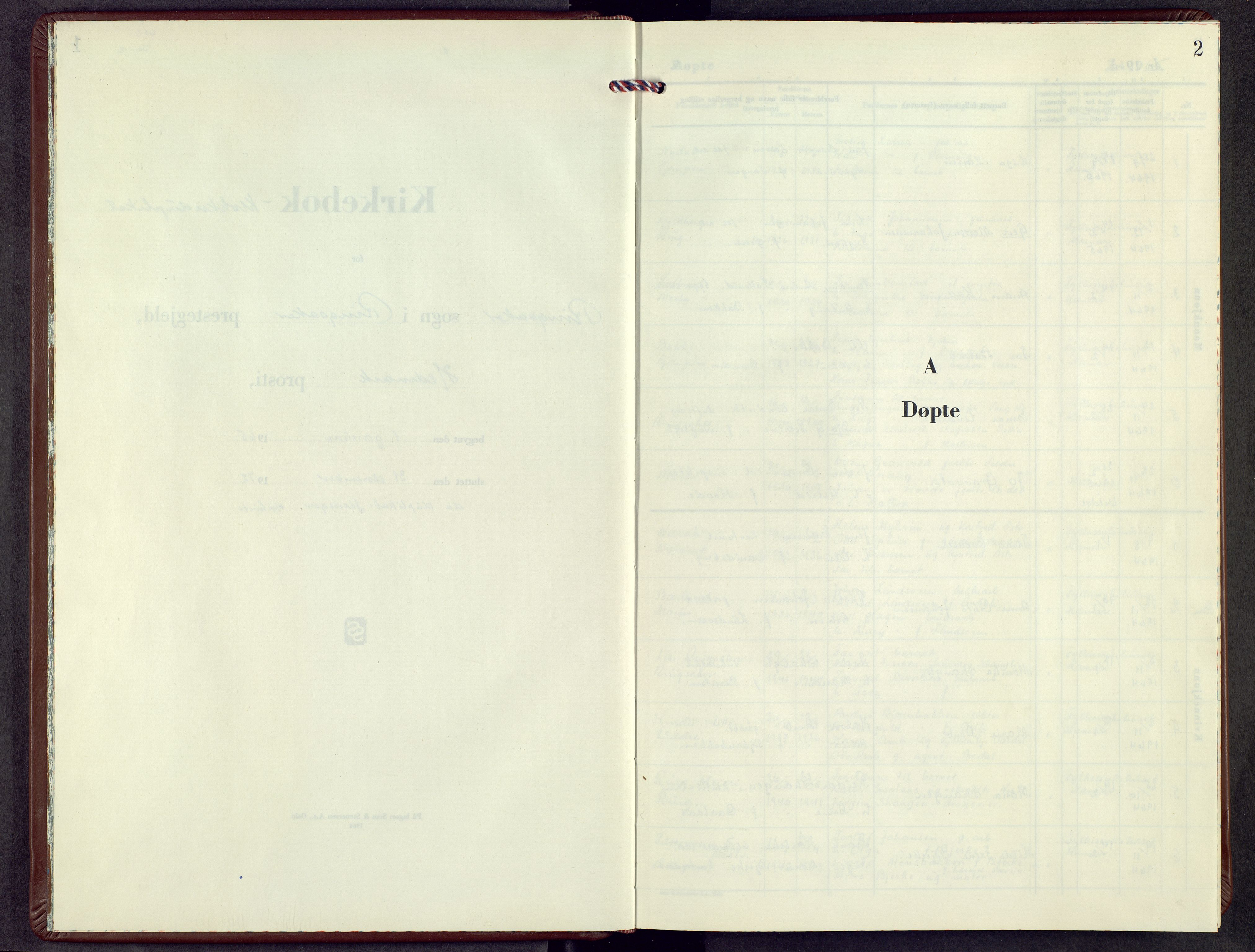 Ringsaker prestekontor, AV/SAH-PREST-014/L/La/L0023: Klokkerbok nr. 23, 1965-1972, s. 2