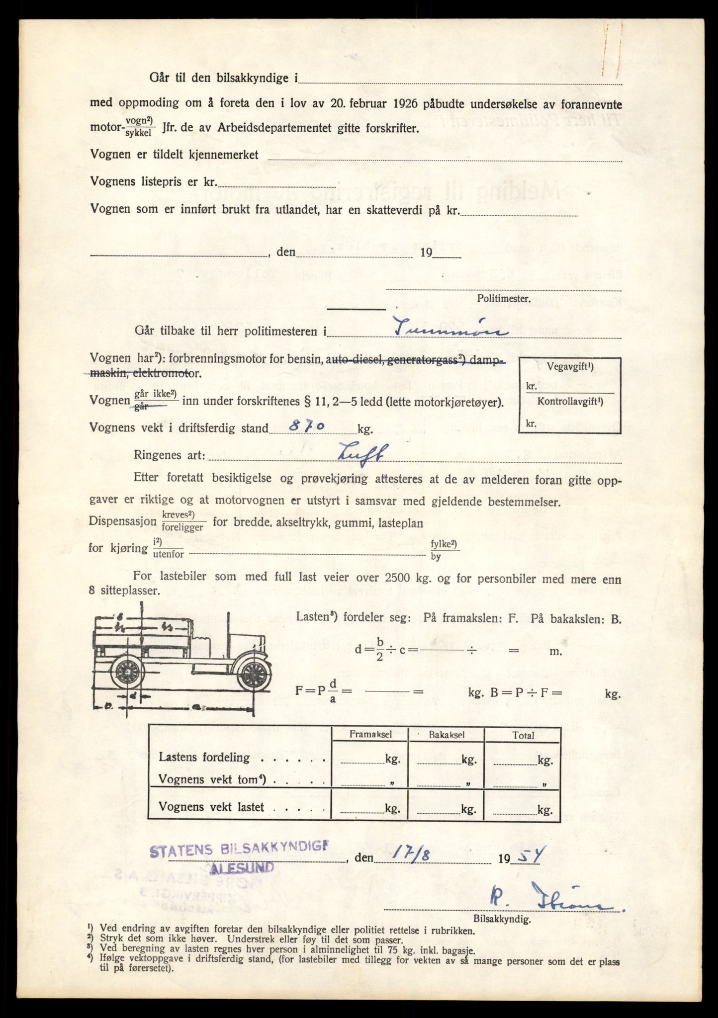 Møre og Romsdal vegkontor - Ålesund trafikkstasjon, AV/SAT-A-4099/F/Fe/L0046: Registreringskort for kjøretøy T 14445 - T 14579, 1927-1998