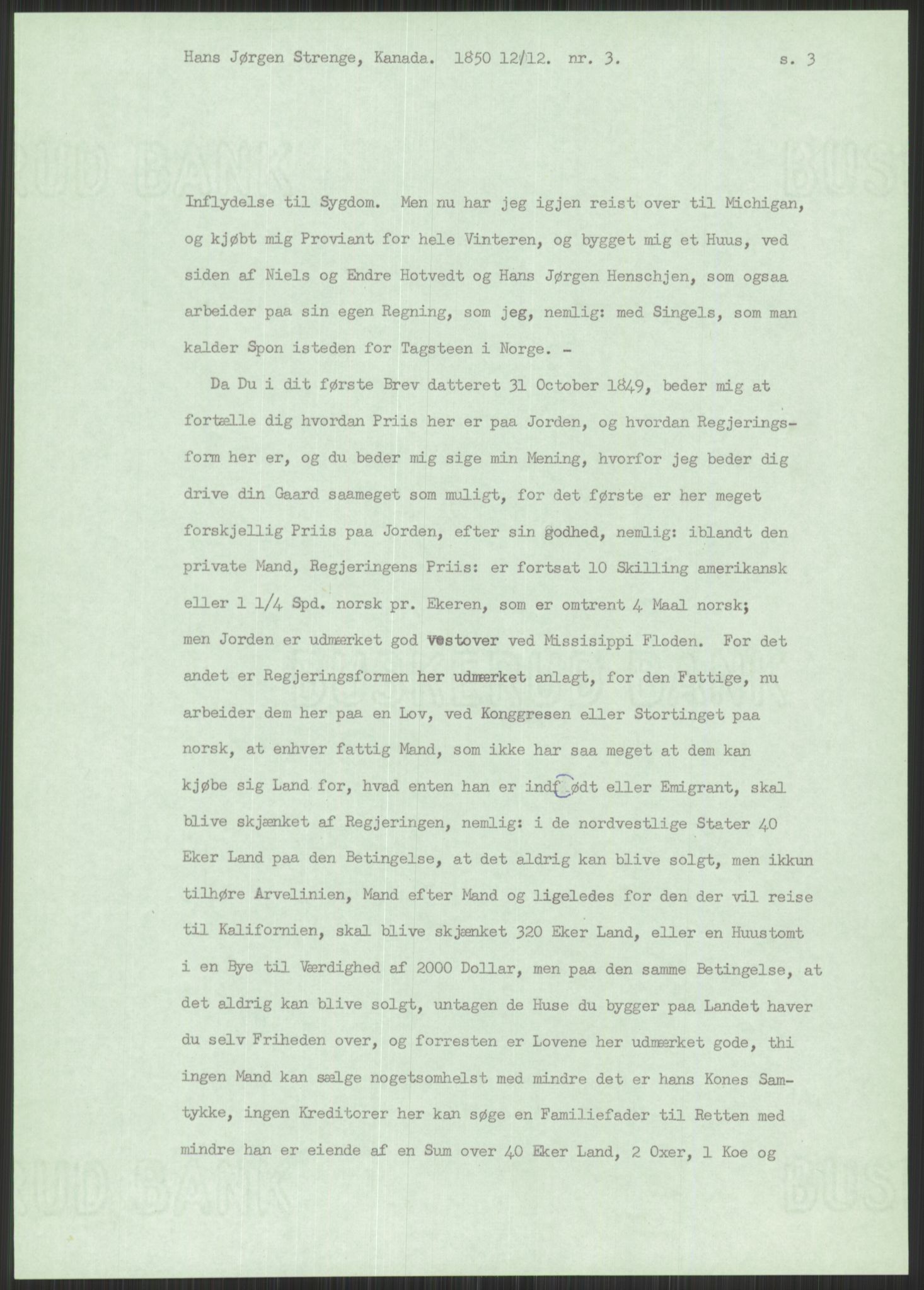 Samlinger til kildeutgivelse, Amerikabrevene, AV/RA-EA-4057/F/L0021: Innlån fra Buskerud: Michalsen - Ål bygdearkiv, 1838-1914, s. 489