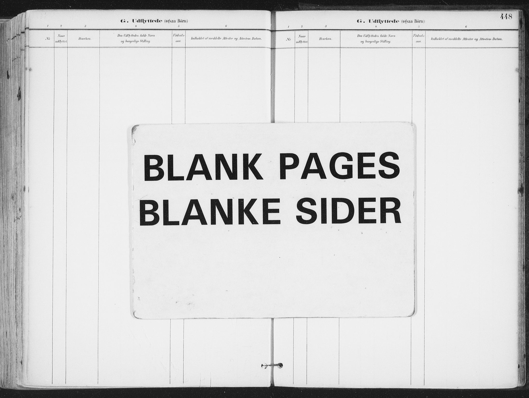 Ministerialprotokoller, klokkerbøker og fødselsregistre - Nordland, AV/SAT-A-1459/802/L0055: Ministerialbok nr. 802A02, 1894-1915, s. 448