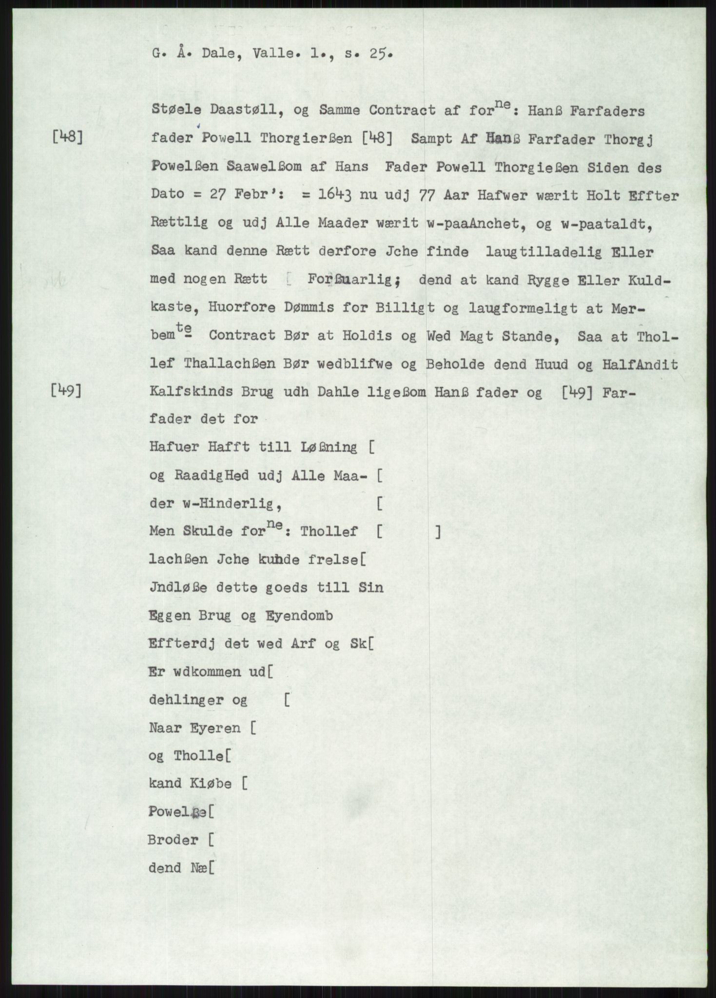 Samlinger til kildeutgivelse, Diplomavskriftsamlingen, AV/RA-EA-4053/H/Ha, s. 1619