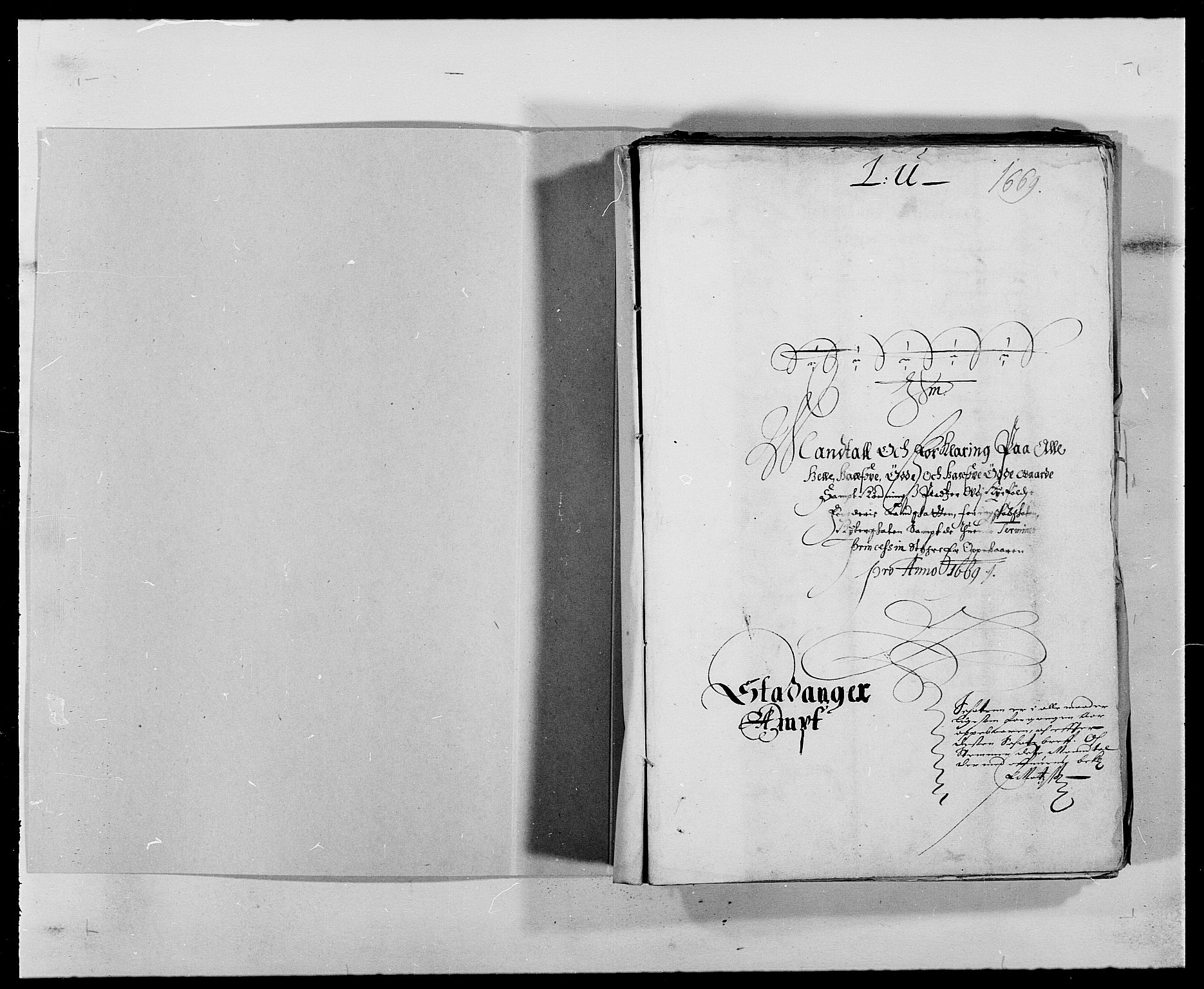 Rentekammeret inntil 1814, Reviderte regnskaper, Fogderegnskap, AV/RA-EA-4092/R47/L2842: Fogderegnskap Ryfylke, 1665-1669, s. 3