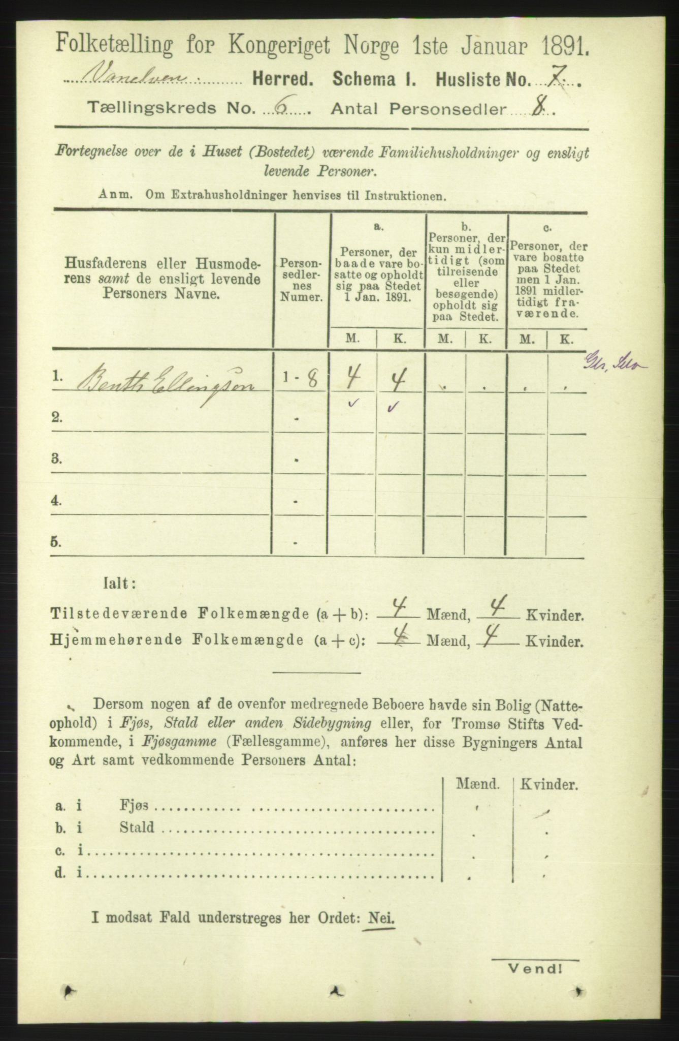 RA, Folketelling 1891 for 1511 Vanylven herred, 1891, s. 2621