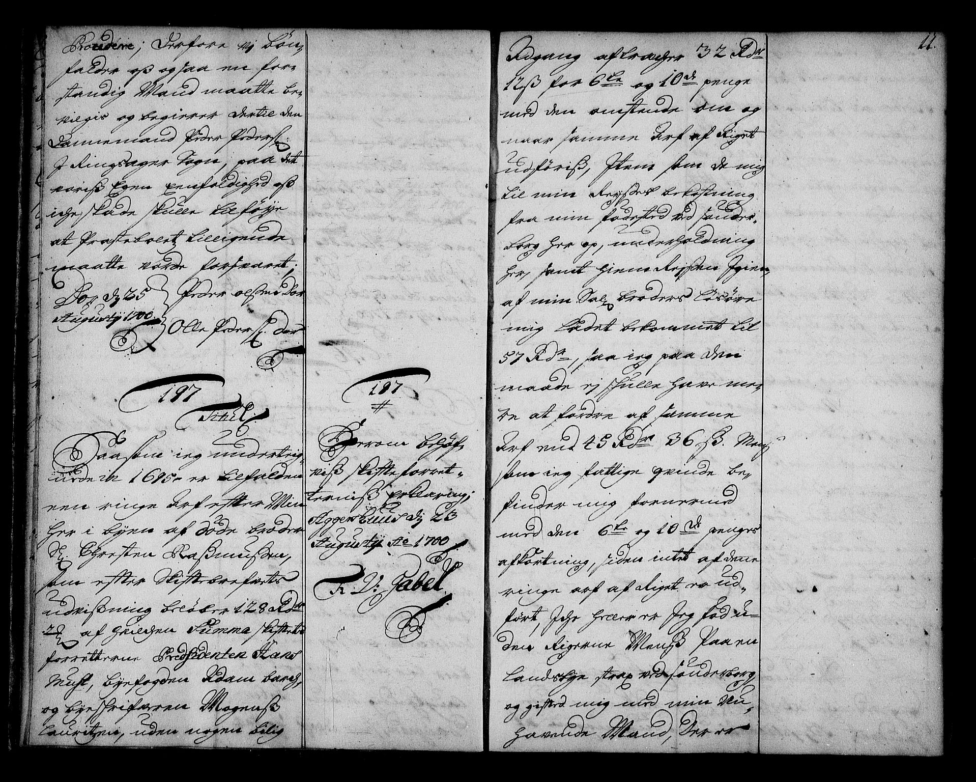 Stattholderembetet 1572-1771, AV/RA-EA-2870/Ae/L0012: Supplikasjons- og resolusjonsprotokoll, 1700, s. 10b-11a