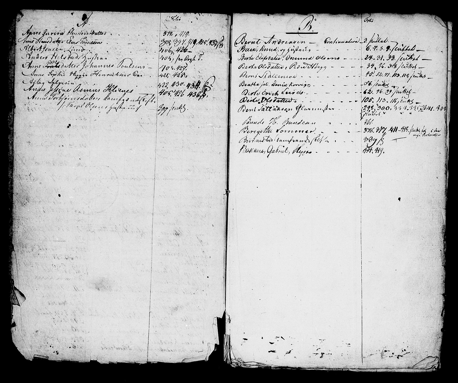 Kristiansand byrett, AV/SAK-1223-0001/H/Hc/L0016: Skifteprotokoll nr. 12, med register, 1802-1810