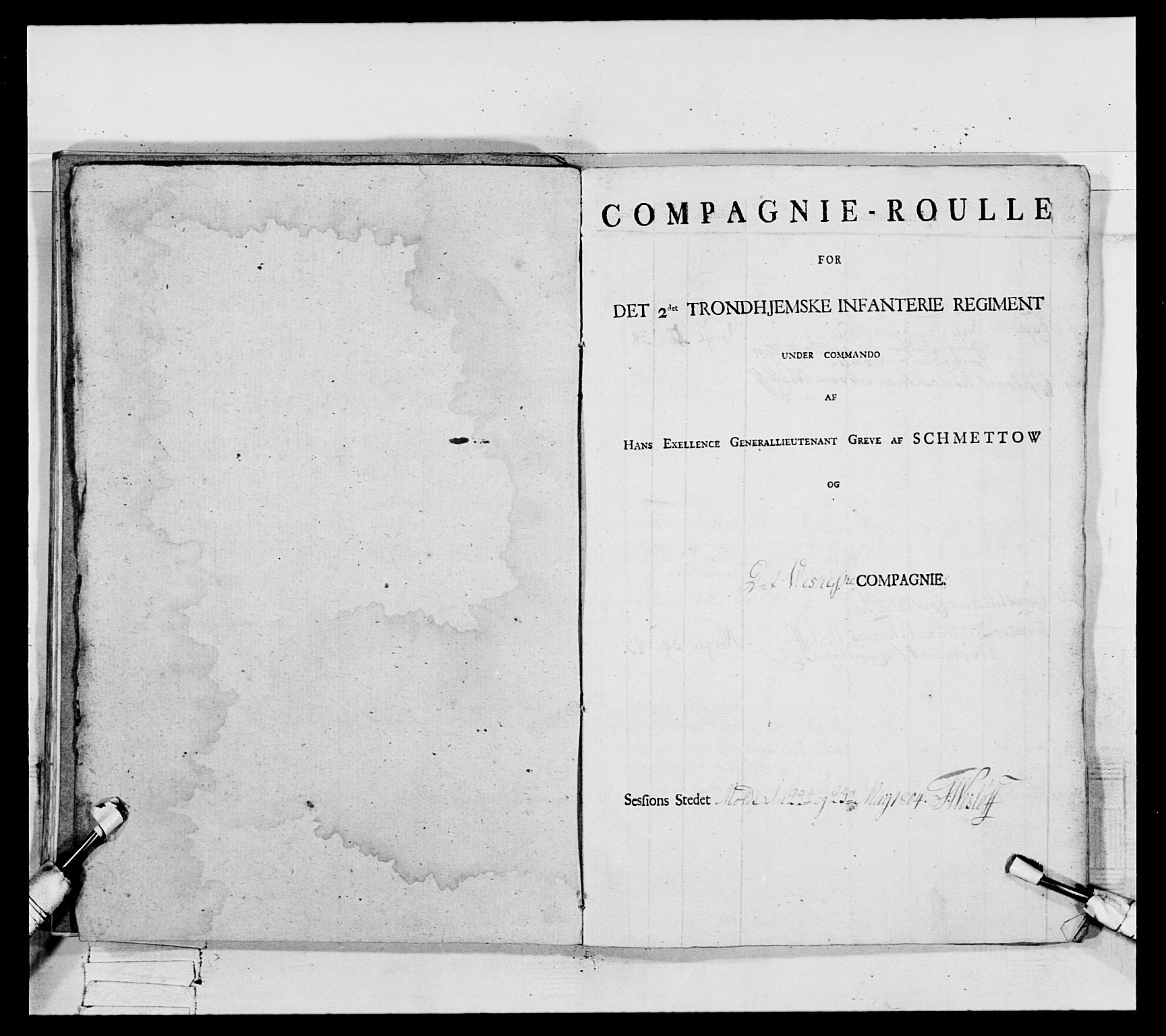 Generalitets- og kommissariatskollegiet, Det kongelige norske kommissariatskollegium, RA/EA-5420/E/Eh/L0082: 2. Trondheimske nasjonale infanteriregiment, 1804, s. 236