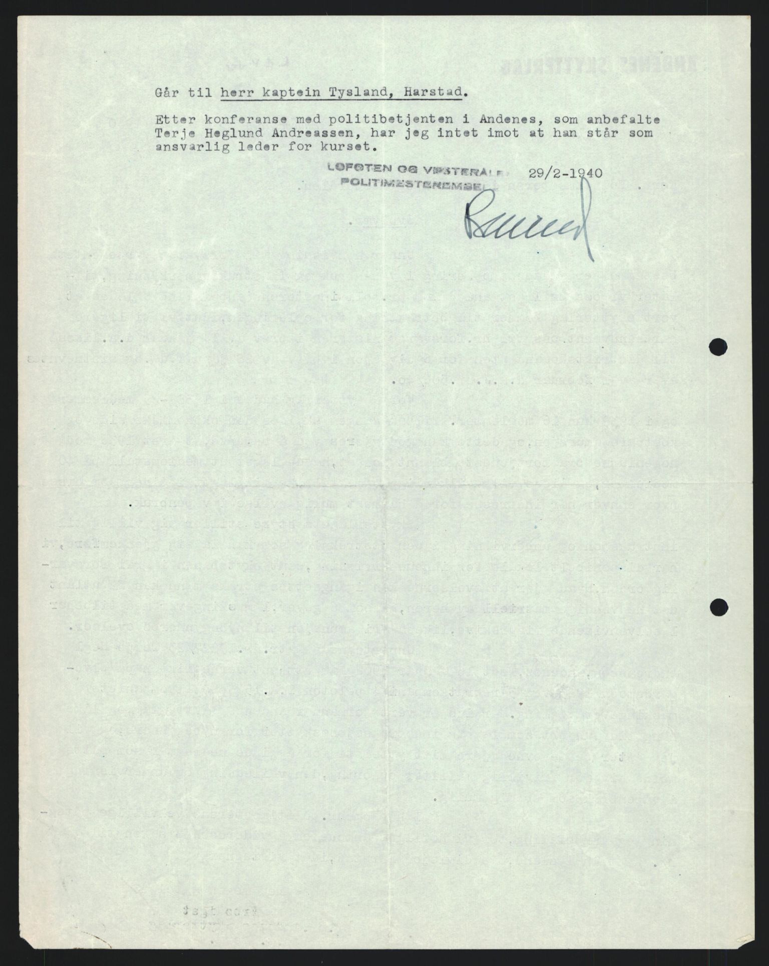 Forsvaret, Forsvarets krigshistoriske avdeling, AV/RA-RAFA-2017/Y/Yb/L0130: II-C-11-600  -  6. Divisjon / 6. Distriktskommando, 1940, s. 722