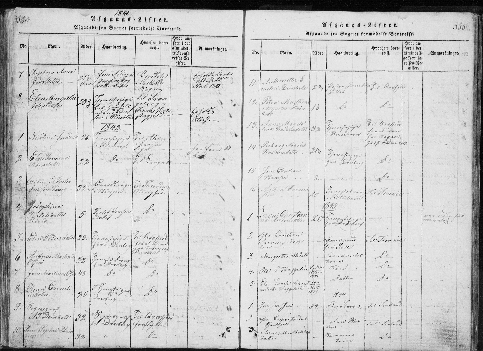 Ministerialprotokoller, klokkerbøker og fødselsregistre - Nordland, AV/SAT-A-1459/897/L1411: Klokkerbok nr. 897C01, 1820-1866, s. 552-553