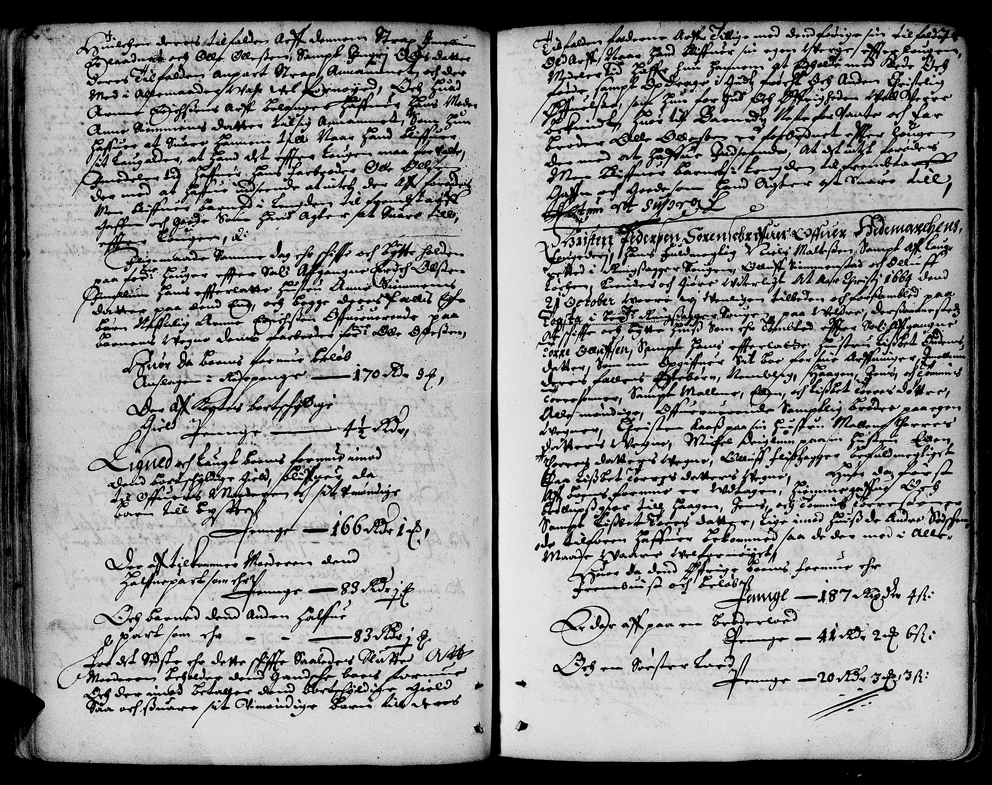 Hedemarken sorenskriveri, SAH/TING-034/J/Ja/L0001: Skifteprotokoll, 1662-1673, s. 73b-74a