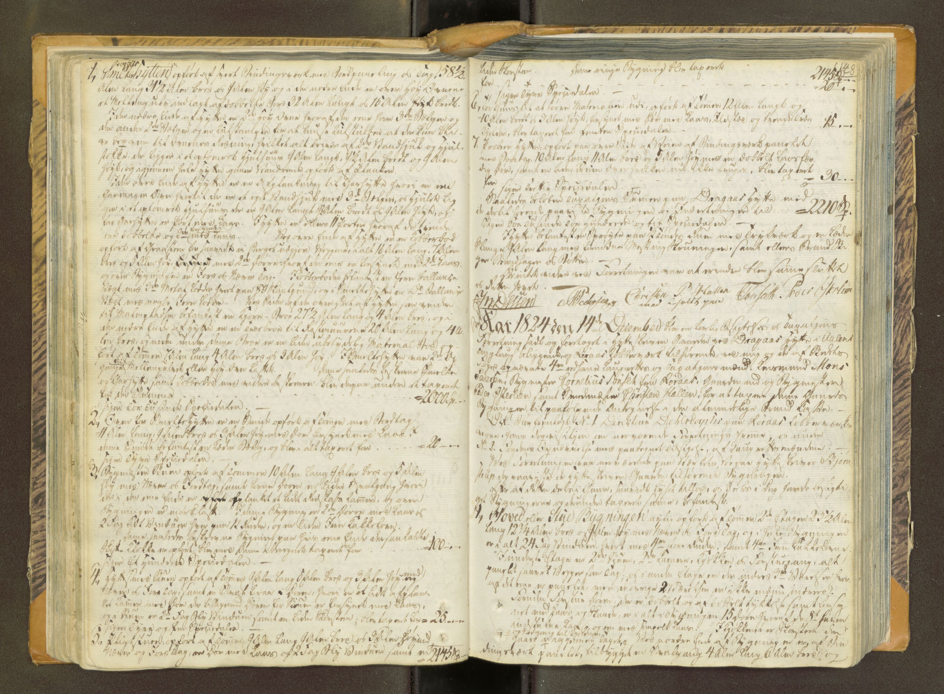 Gauldal sorenskriveri, AV/SAT-A-0014/1/1/1B/L0001: Ekstrarettsprotokoller, 1814-1852, s. 147b-148a