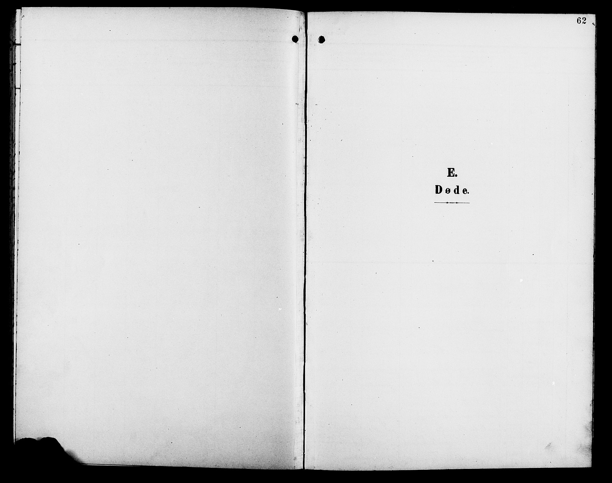 Hægebostad sokneprestkontor, SAK/1111-0024/F/Fb/Fba/L0004: Klokkerbok nr. B 4, 1897-1907, s. 62