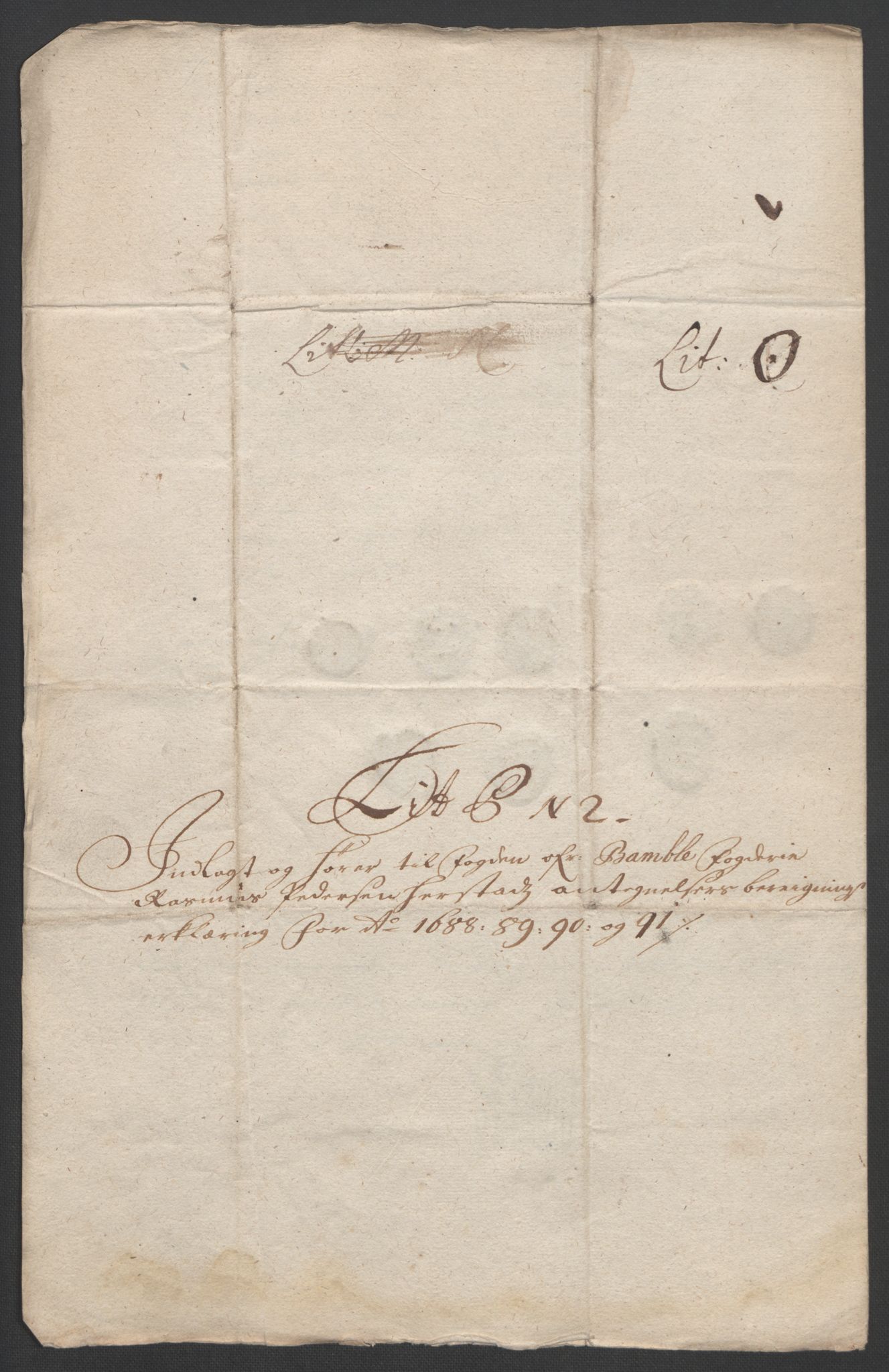 Rentekammeret inntil 1814, Reviderte regnskaper, Fogderegnskap, AV/RA-EA-4092/R34/L2053: Fogderegnskap Bamble, 1693, s. 296