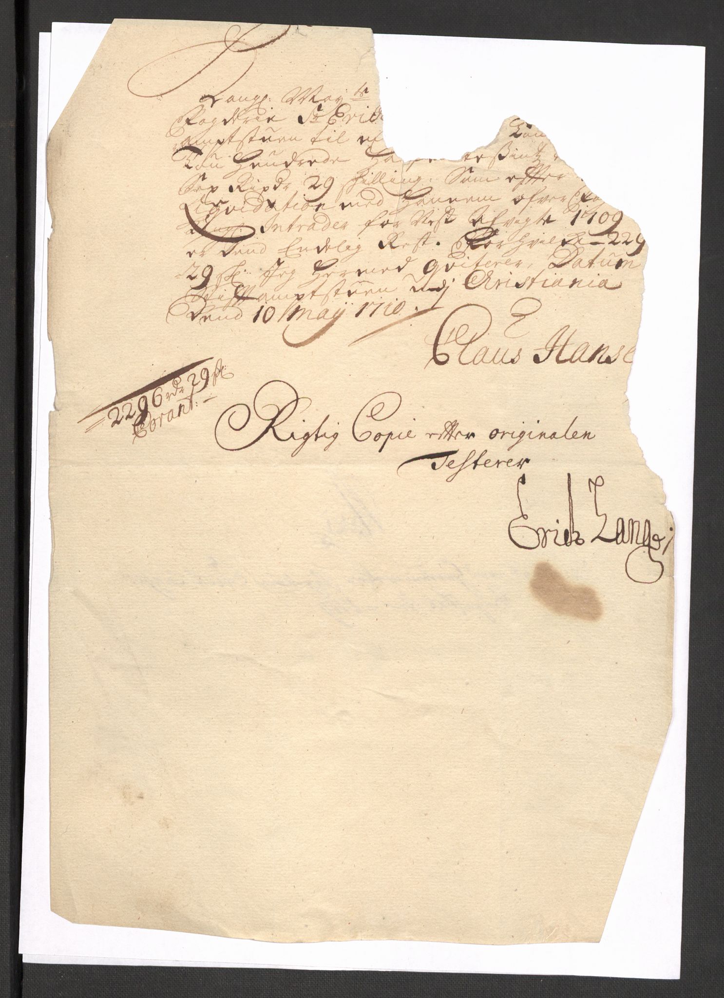 Rentekammeret inntil 1814, Reviderte regnskaper, Fogderegnskap, AV/RA-EA-4092/R16/L1045: Fogderegnskap Hedmark, 1709, s. 306