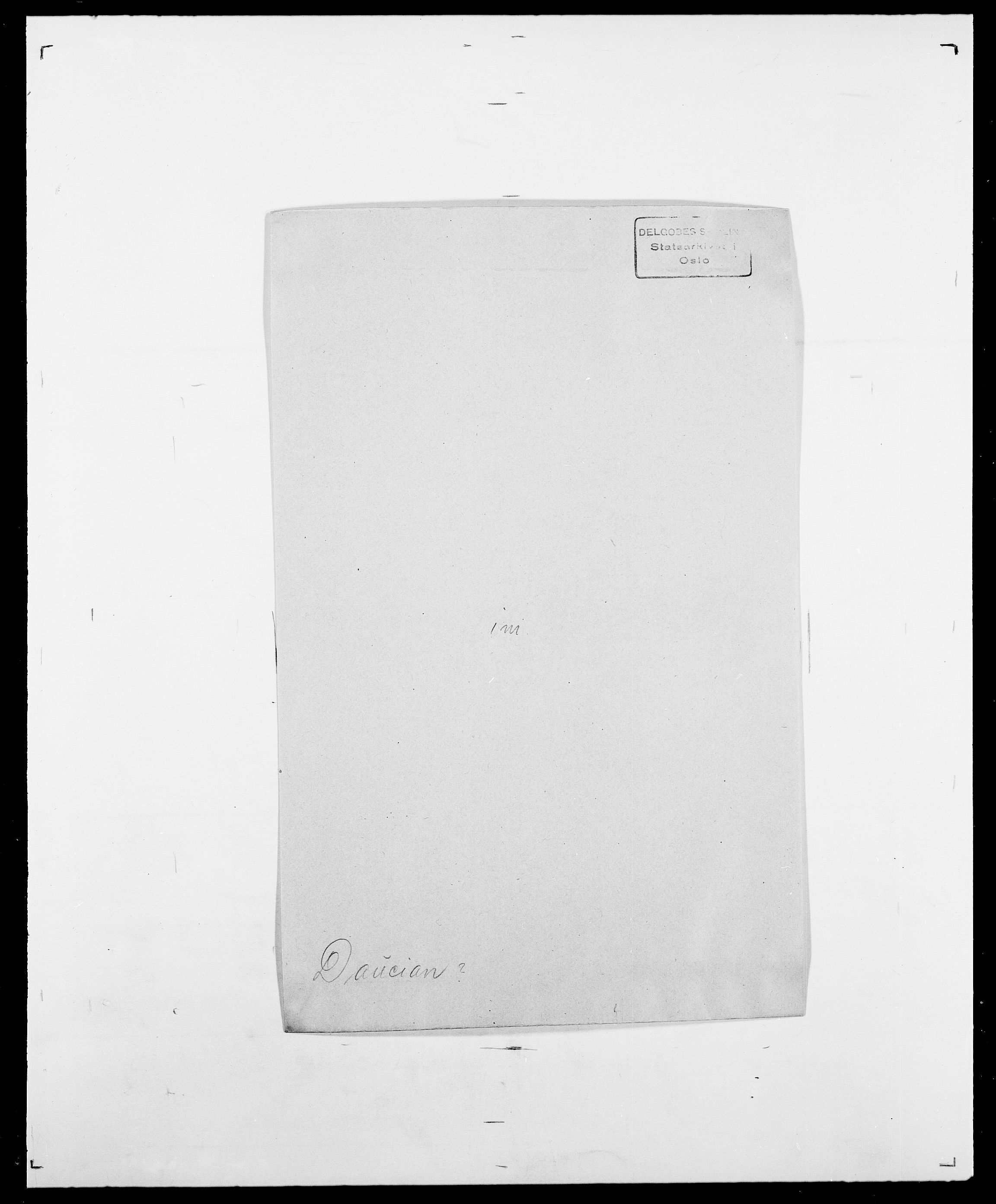 Delgobe, Charles Antoine - samling, SAO/PAO-0038/D/Da/L0009: Dahl - v. Düren, s. 367