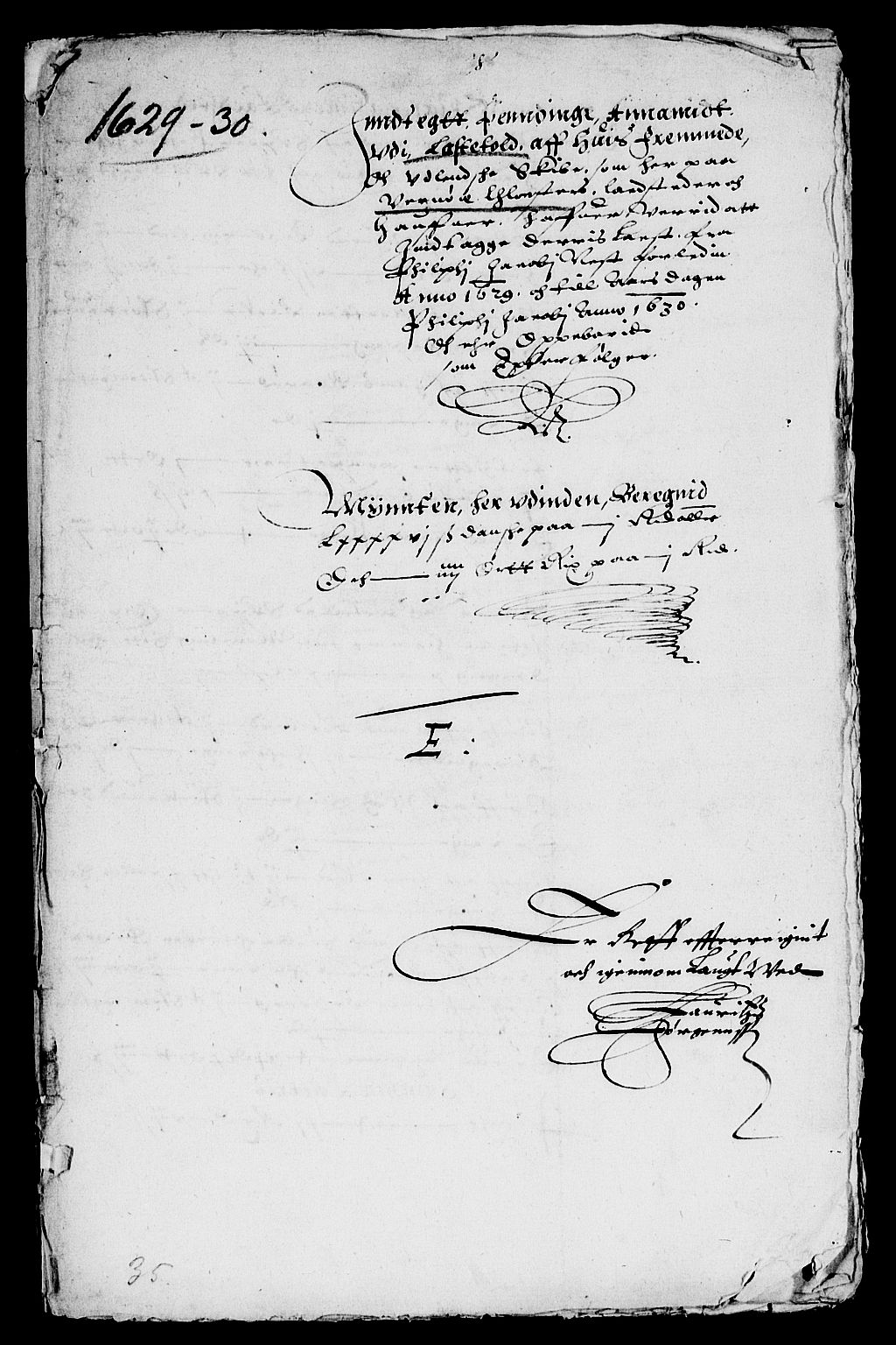 Rentekammeret inntil 1814, Reviderte regnskaper, Lensregnskaper, AV/RA-EA-5023/R/Rb/Rbg/L0002: Verne kloster len, 1619-1630
