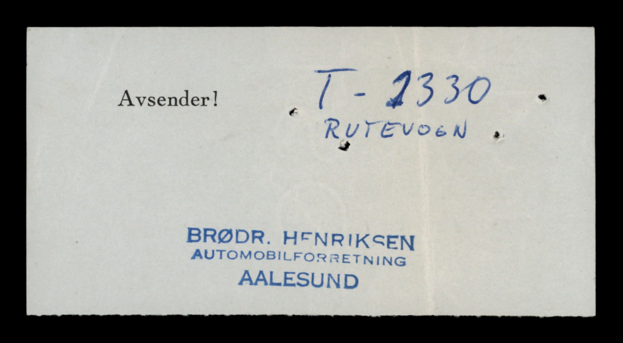 Møre og Romsdal vegkontor - Ålesund trafikkstasjon, SAT/A-4099/F/Fe/L0012: Registreringskort for kjøretøy T 1290 - T 1450, 1927-1998, s. 982