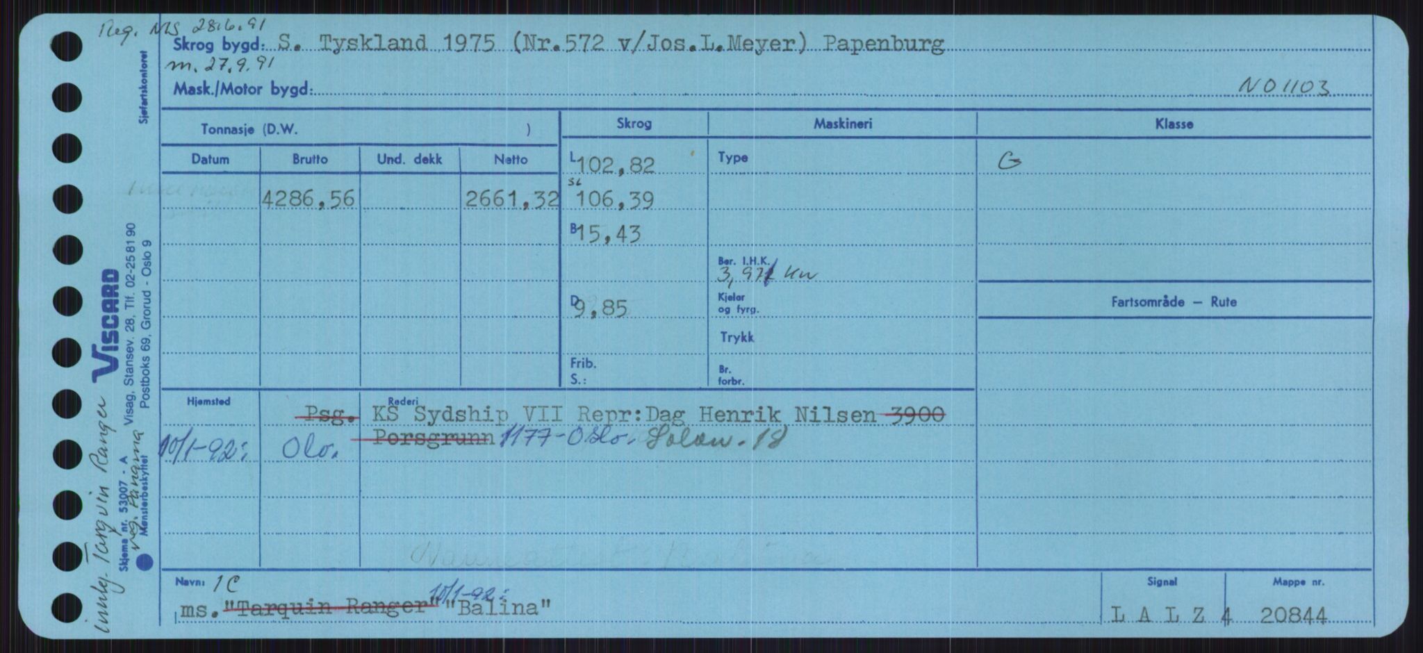 Sjøfartsdirektoratet med forløpere, Skipsmålingen, AV/RA-S-1627/H/Ha/L0001/0001: Fartøy, A-Eig / Fartøy A-Bjøn, s. 609