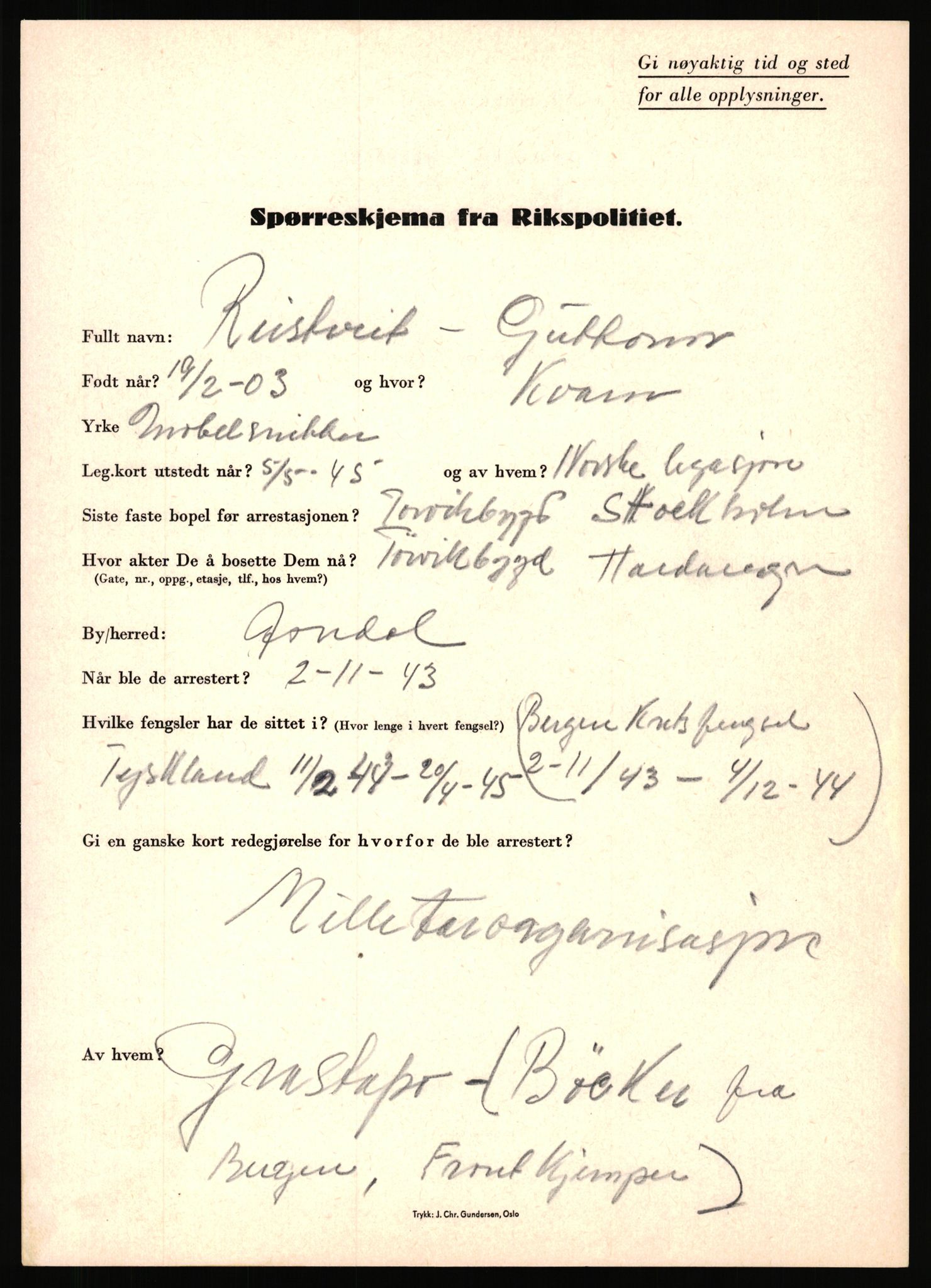 Rikspolitisjefen, AV/RA-S-1560/L/L0014: Pettersen, Aksel - Savosnick, Ernst, 1940-1945, s. 470