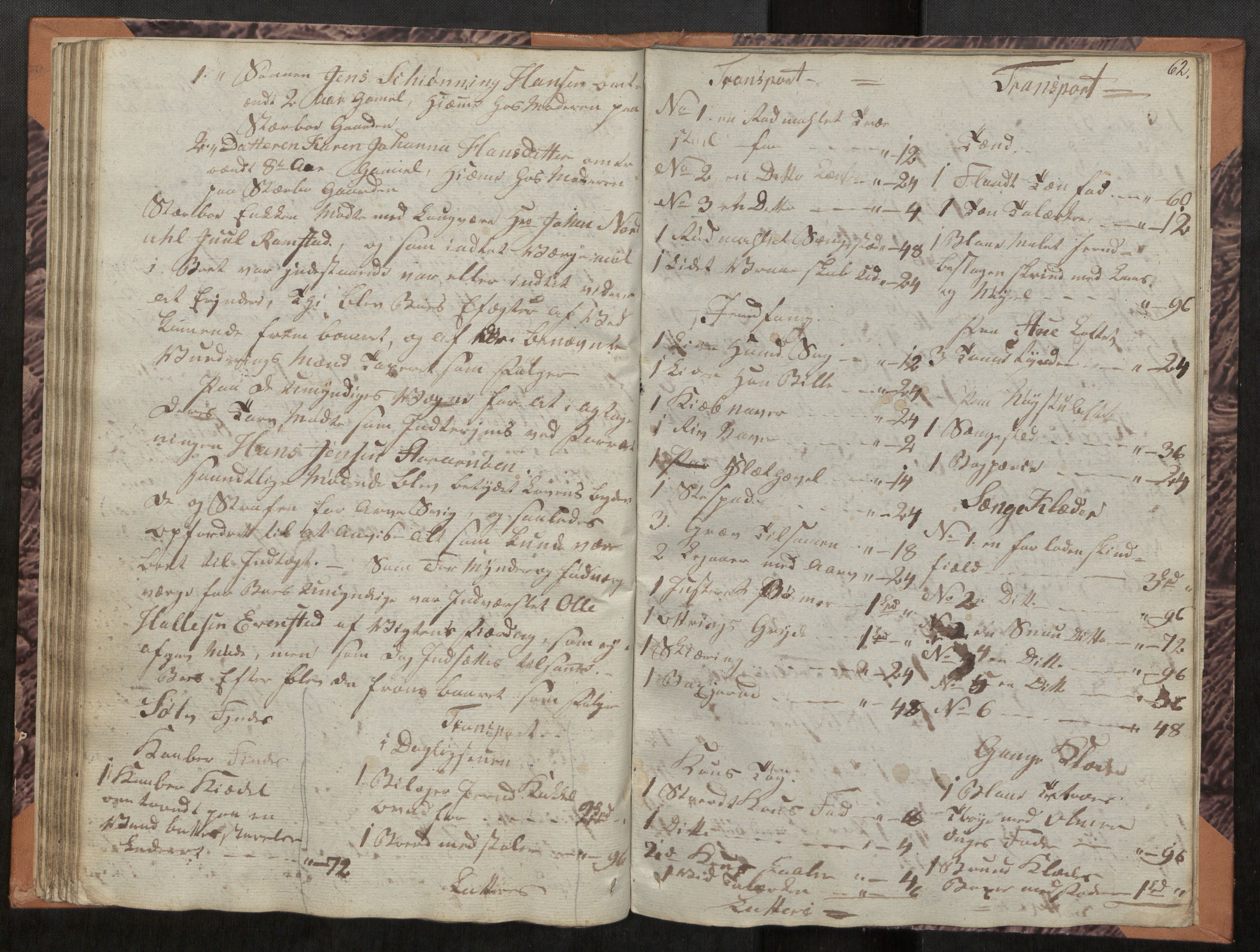 Namdal sorenskriveri, AV/SAT-A-4133/1/3/3Ca/L0002: Skifteregistreringsprotokoll, 1829-1838, s. 62